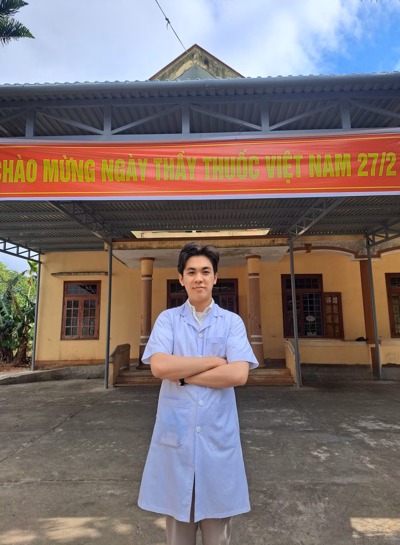 Nguyễn Nhật Quân - sinh viên năm thứ hai, ngành Y khoa, trường Đại học Y khoa Vinh.