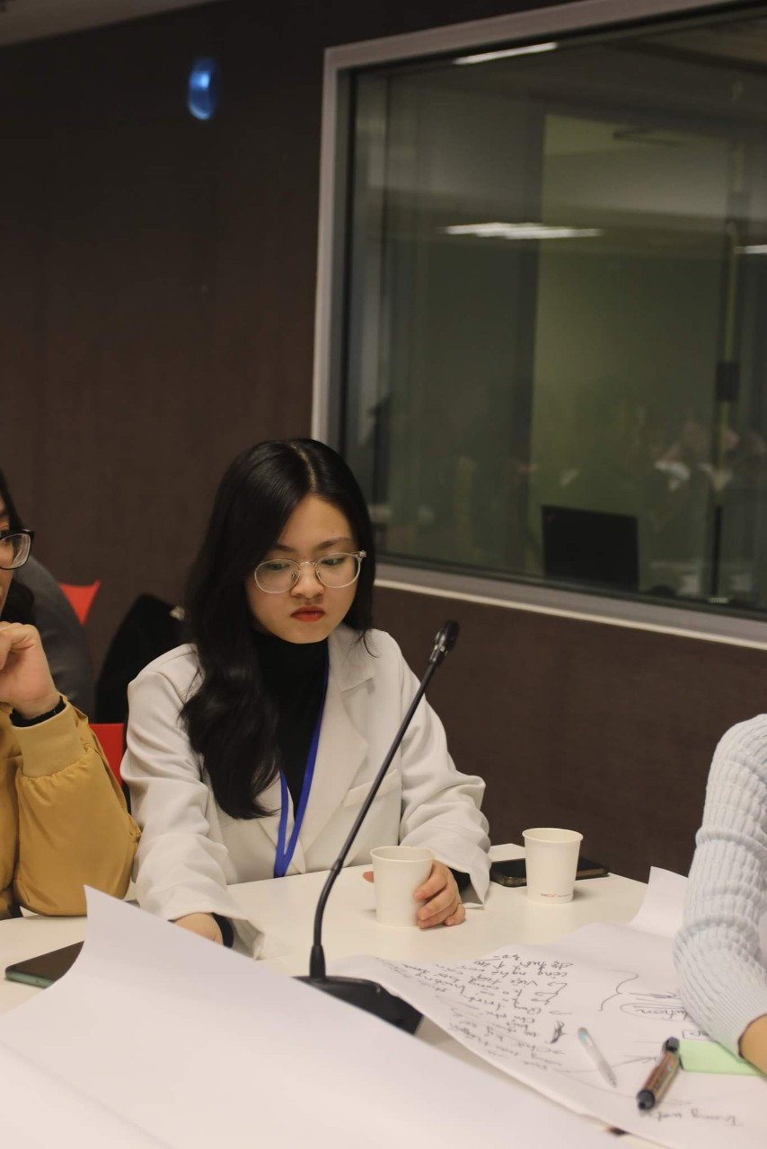 Trang Nhung tại sự kiện phát động Cuộc thi Thử thách Công dân số 2023 tại UNDP. Trang Nhung tại sự kiện phát động Cuộc thi Thử thách Công dân số 2023 tại UNDP.