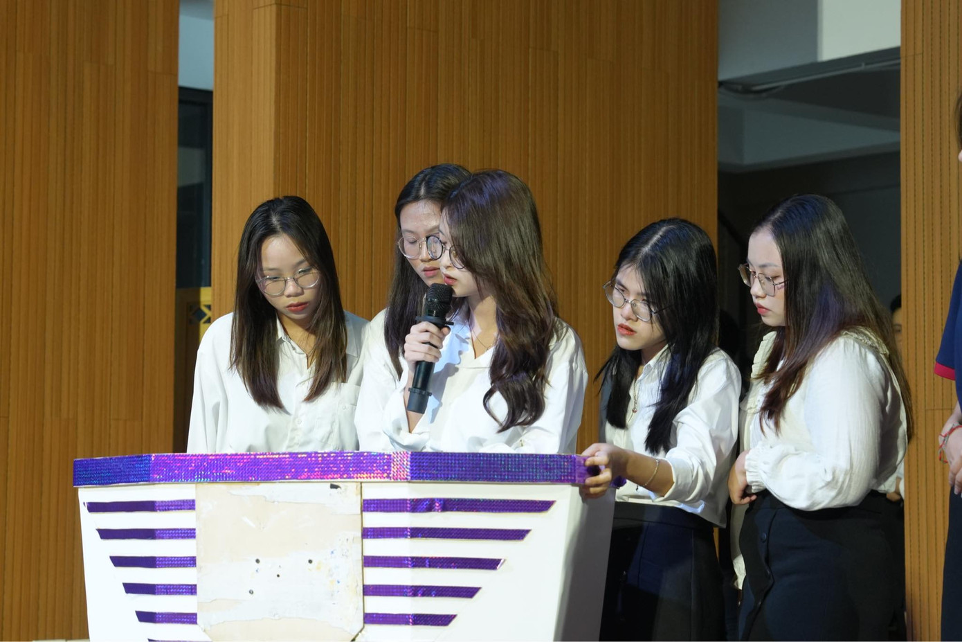 Thảo Vân đã cùng bạn bè tham gia cuộc thi. Thảo Vân đã cùng bạn bè tham gia cuộc thi.