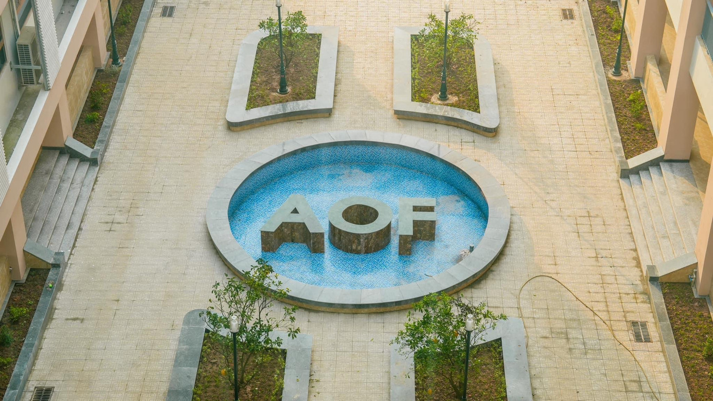 Quang cảnh cơ sở mới của Học viện Tài chính. Quang cảnh cơ sở mới của Học viện Tài chính.