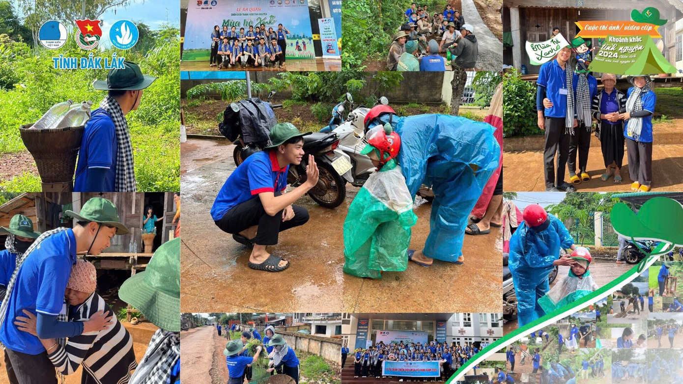 Quốc Tuấn tham gia Mùa hè xanh 2024.