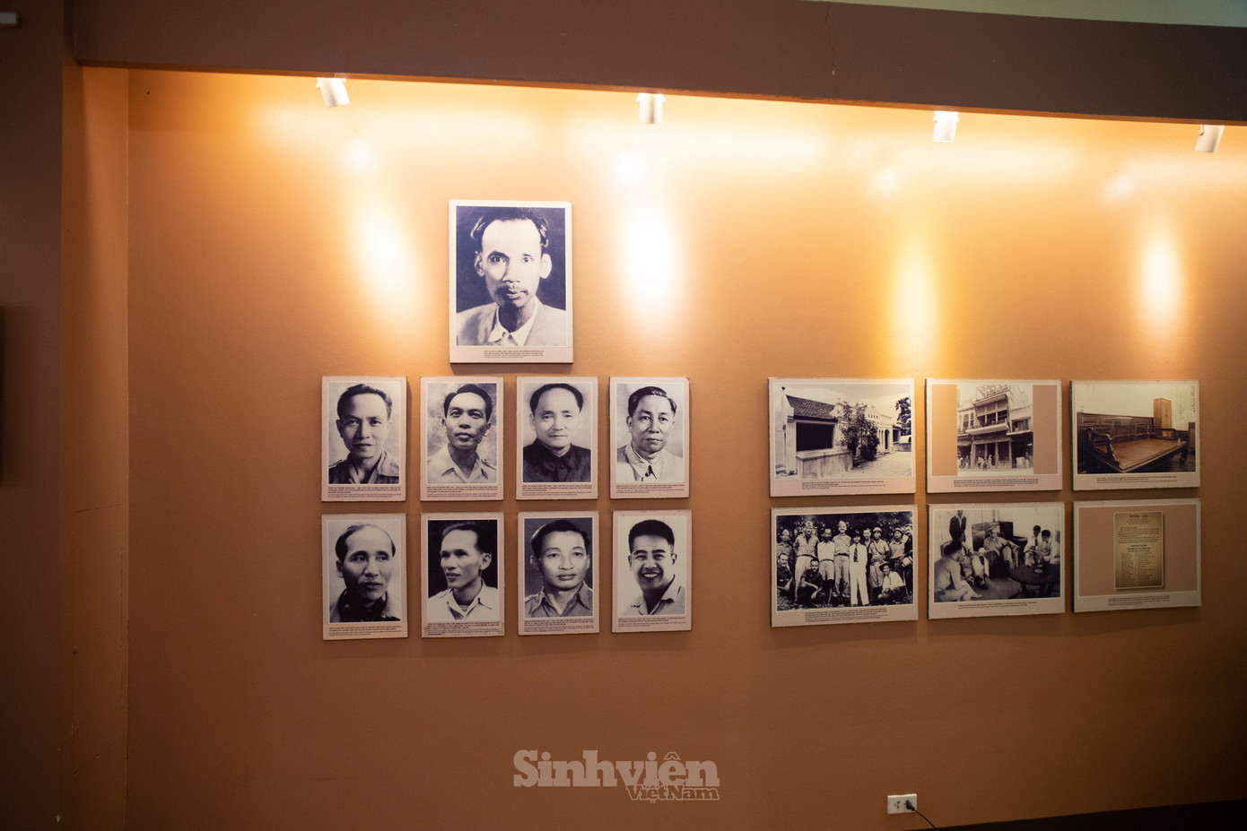 Chân dung các nhân vật lịch sử đã làm việc tại căn nhà này.