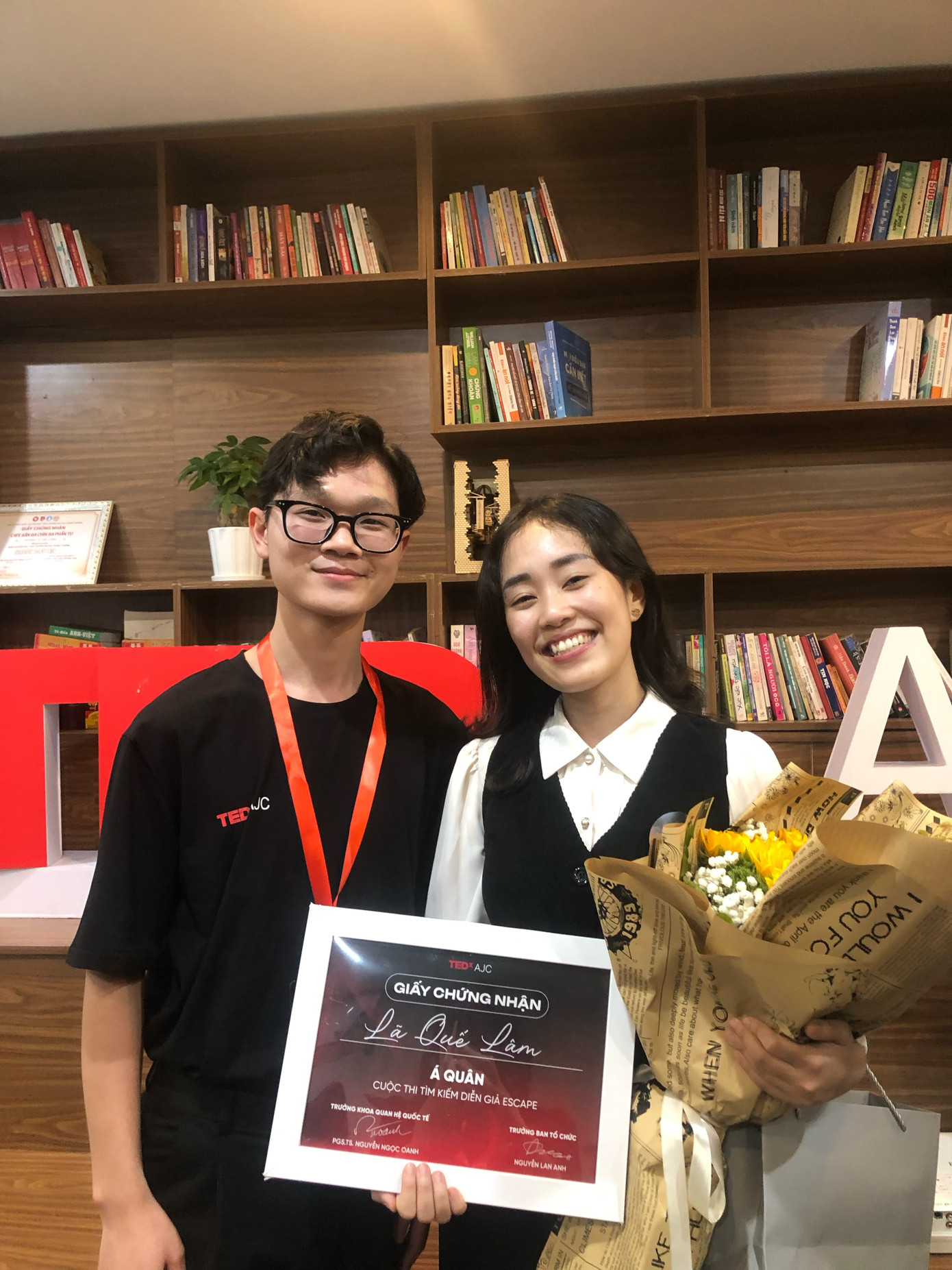 Văn Cường để lại dấu ấn với niềm đam mê tổ chức sự kiện và khám phá bản thân qua các hoạt động thực tế ở trường.