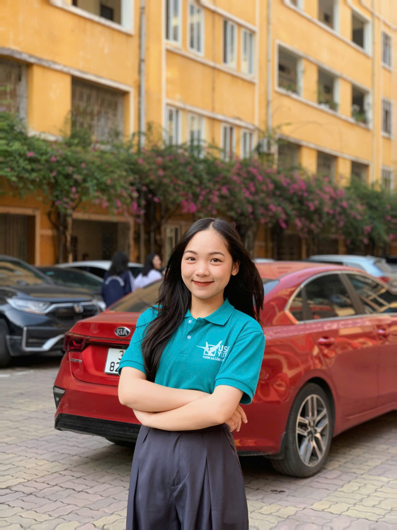 Thảo Vân tham gia các hoạt động đoàn hội, truyền thông hình ảnh của nhà trường.