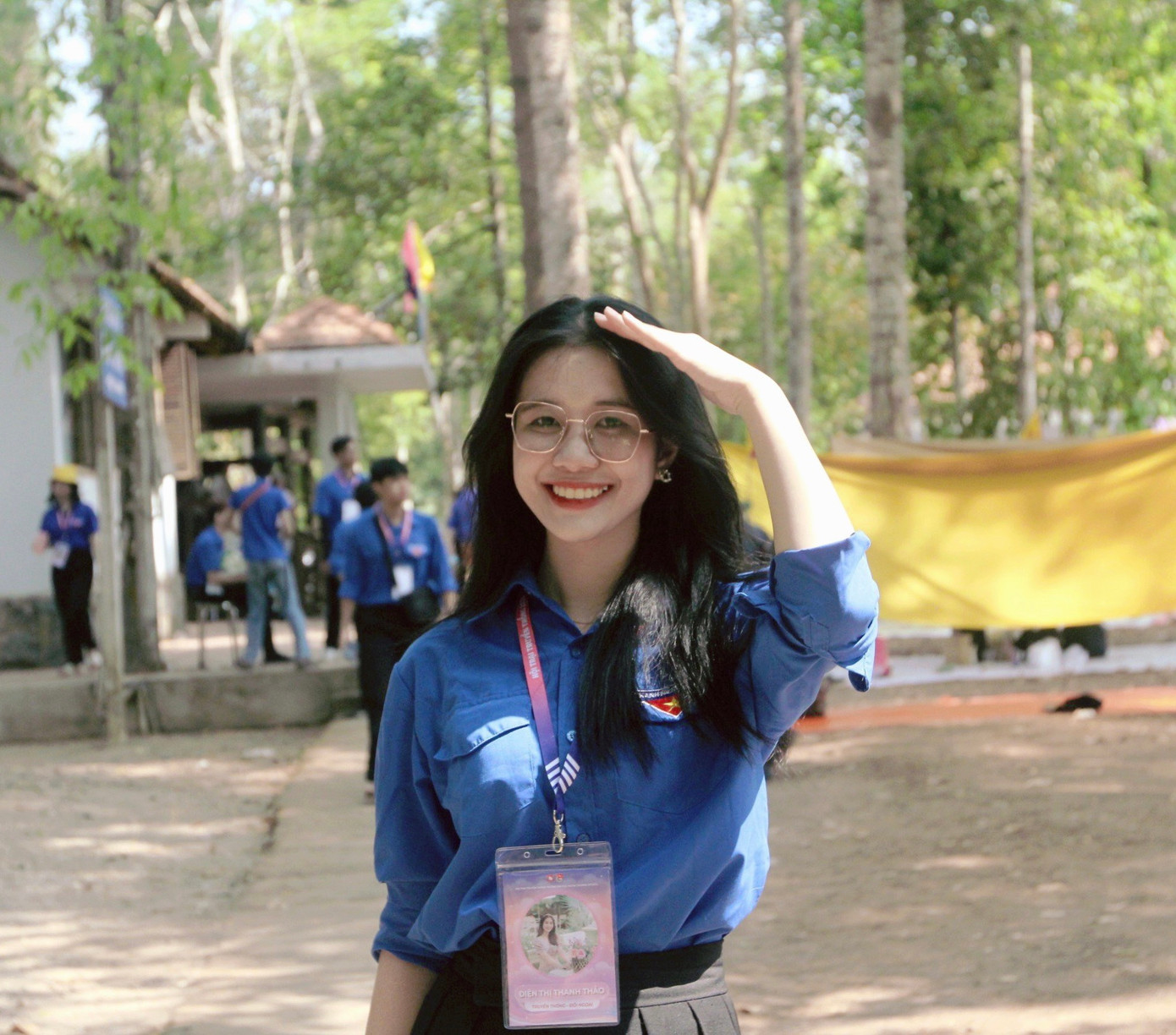 Trên cương vị Bí thư Chi Đoàn, Thanh Thảo luôn tiên phong tham gia các hoạt động sinh viên.