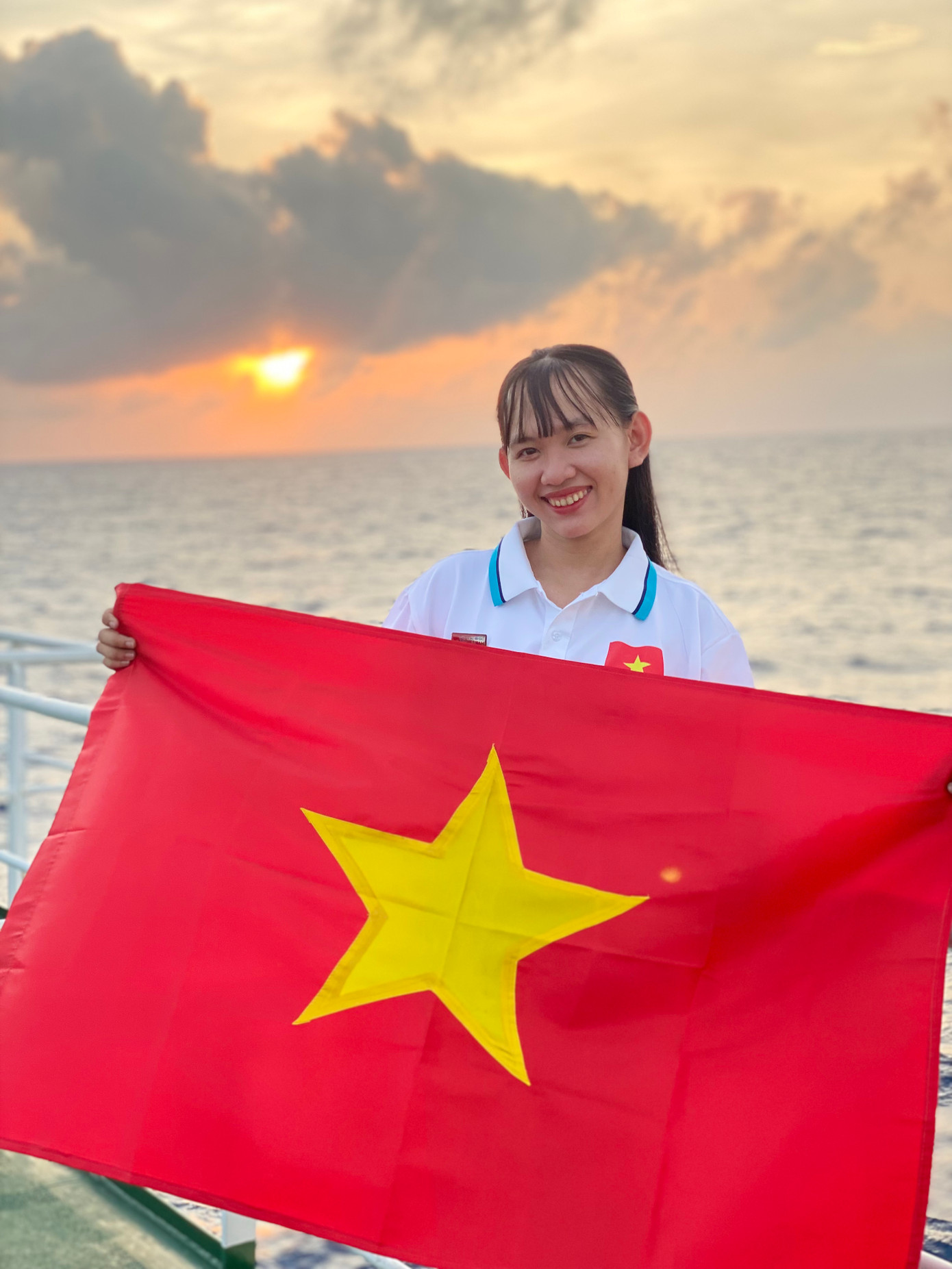 Triệu Phượng Hằng-Phó Chủ tịch Hội Sinh viên Việt Nam Trường Đại học Y Dược Cần Thơ.