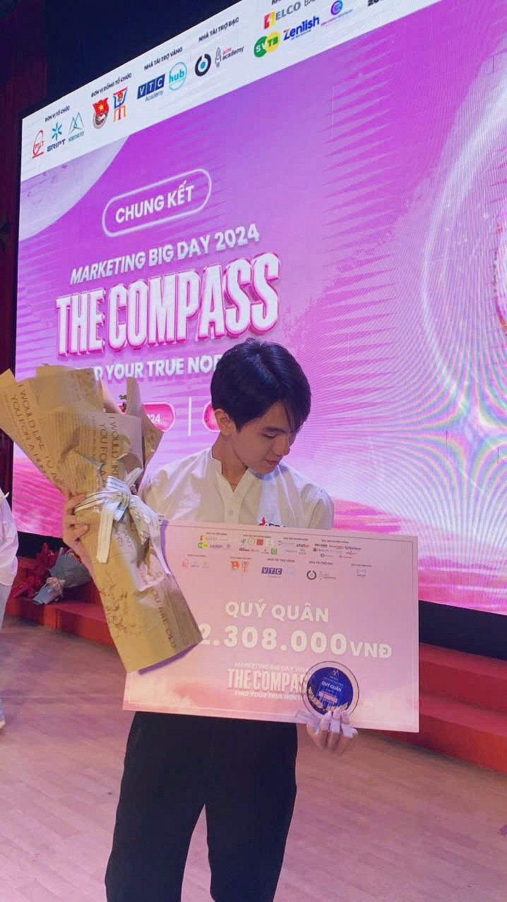 Minh Tiến giành Quý quân Marketing Big Day 2024.