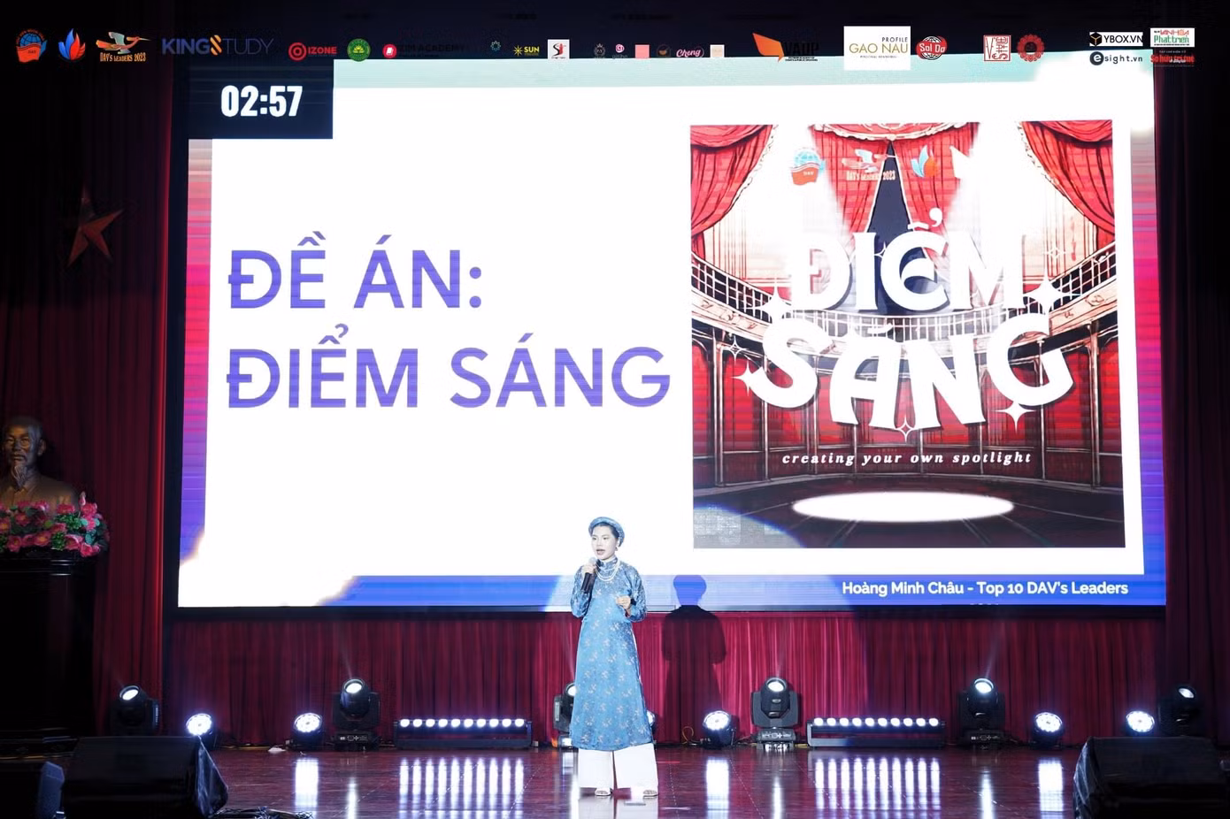 Đề án “Điểm sáng” của nữ sinh truyền lửa đam mê cho sinh viên về bộ môn Kịch nói truyền thống của Việt Nam.