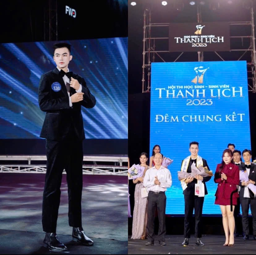 Anh chinh phục danh hiệu Thí sinh thân thiện và Top 20 học sinh sinh viên thanh lịch Thành phố Cần Thơ 2023 Anh chinh phục danh hiệu Thí sinh thân thiện và Top 20 học sinh sinh viên thanh lịch Thành phố Cần Thơ 2023