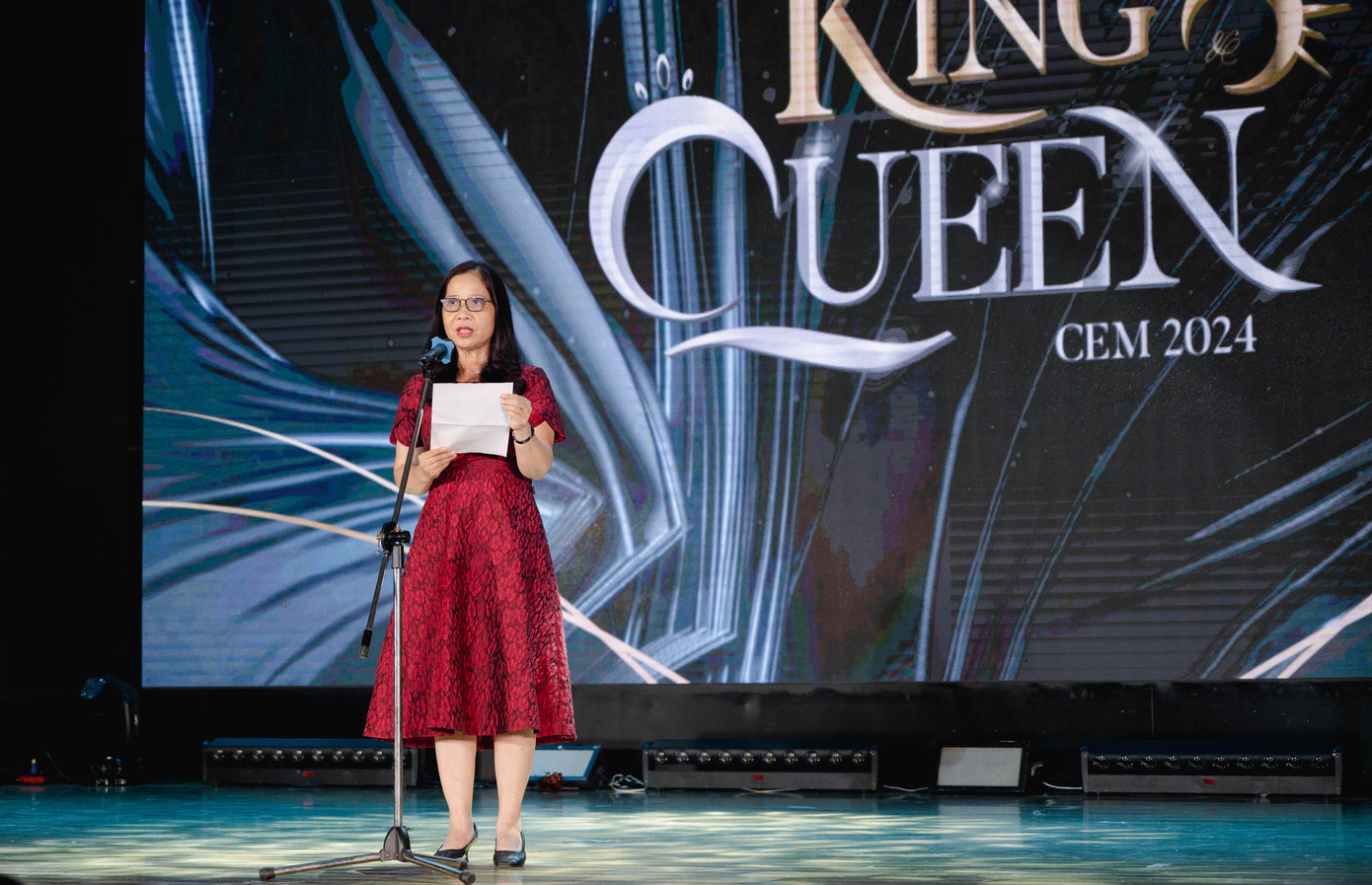 TS Nguyễn Liên Hương – Trưởng khoa Kinh tế và Quản lý Xây dựng phát biểu khai mạc chương trình.