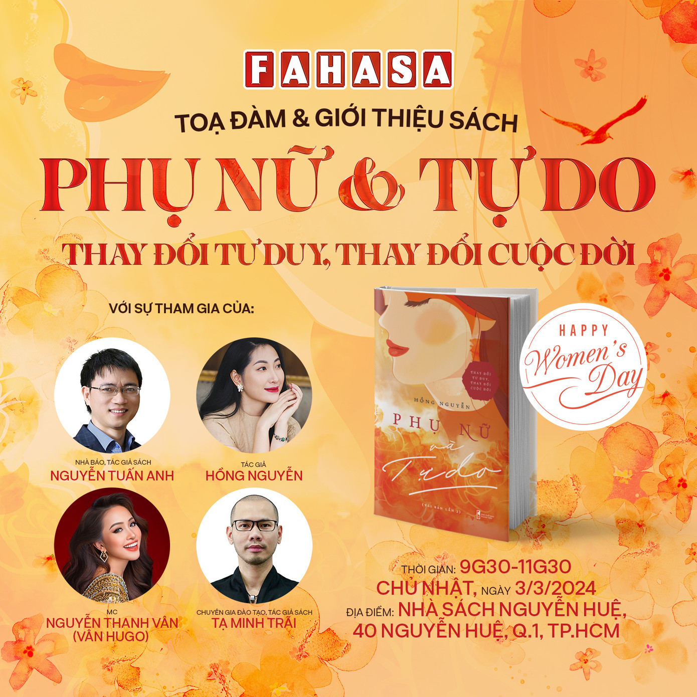 Chương trình toạ đàm và ra mắt sách có sự tham dự của nhiều khách mời uy tín.