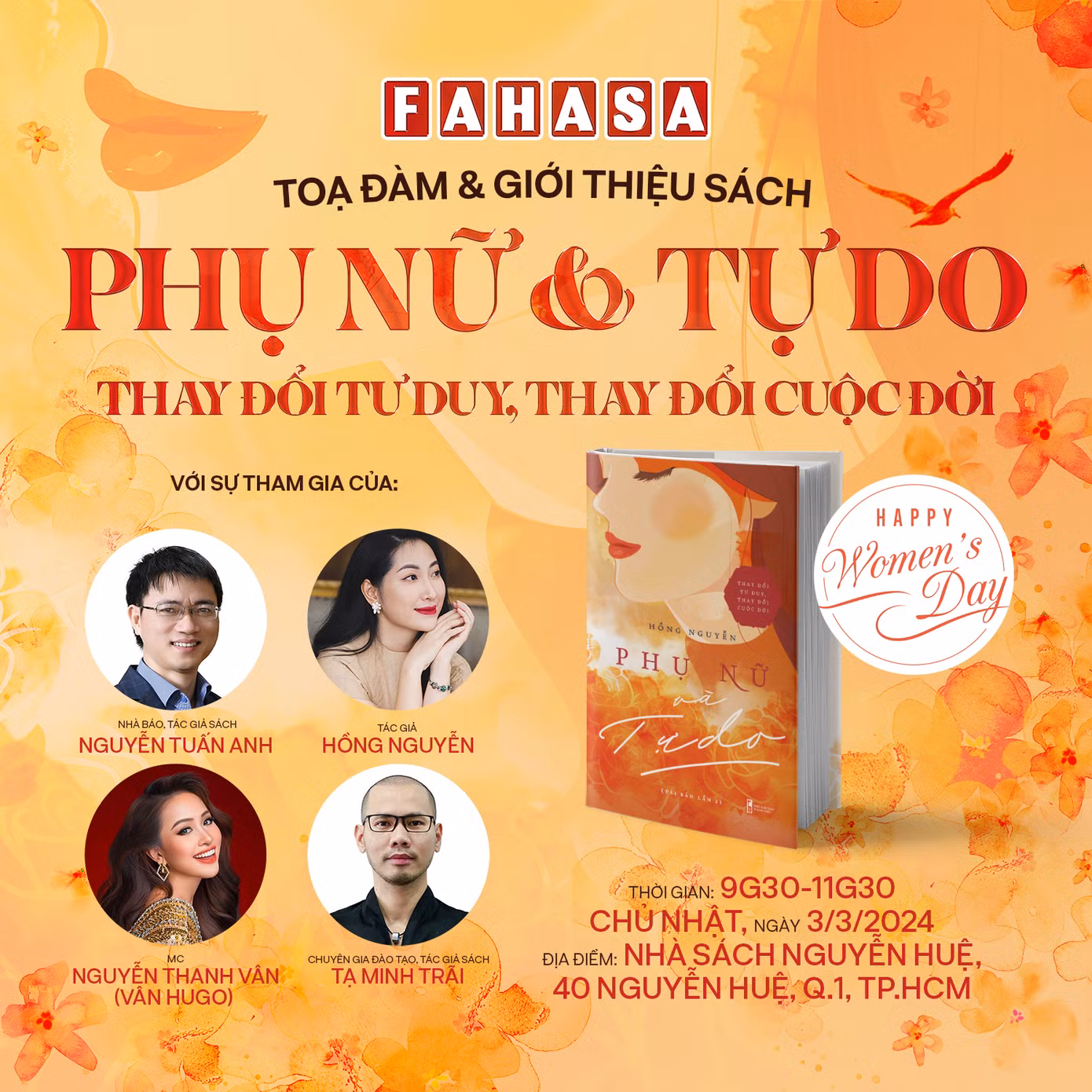 Chương trình toạ đàm và ra mắt sách có sự tham dự của nhiều khách mời uy tín.