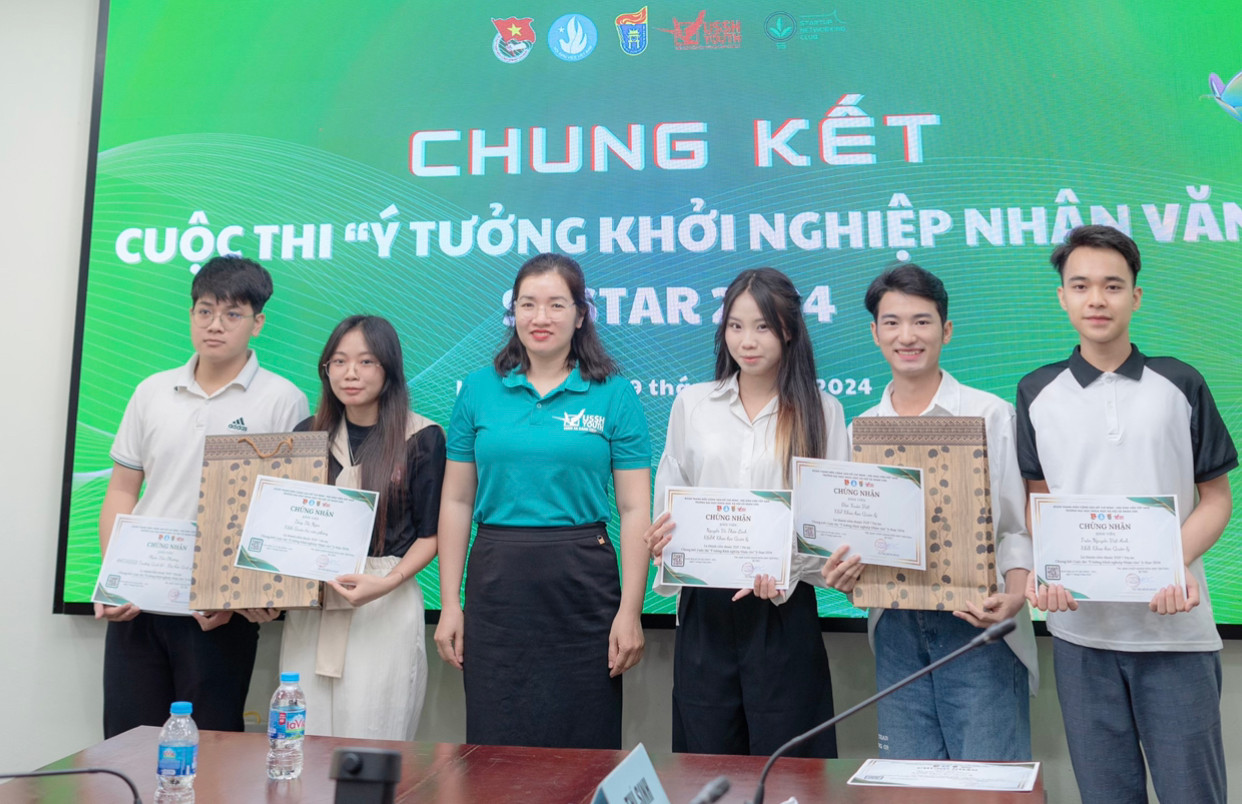 Xuân Việt đạt giải Khuyến khích tại cuộc thi "Ý tưởng khởi nghiệp Nhân văn S-Star 2024".