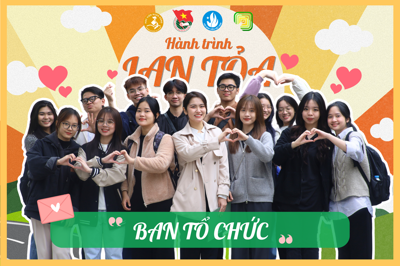 CLB MCC Học viện Ngân hàng cùng nhau tổ chức “Hành trình lan tỏa”.