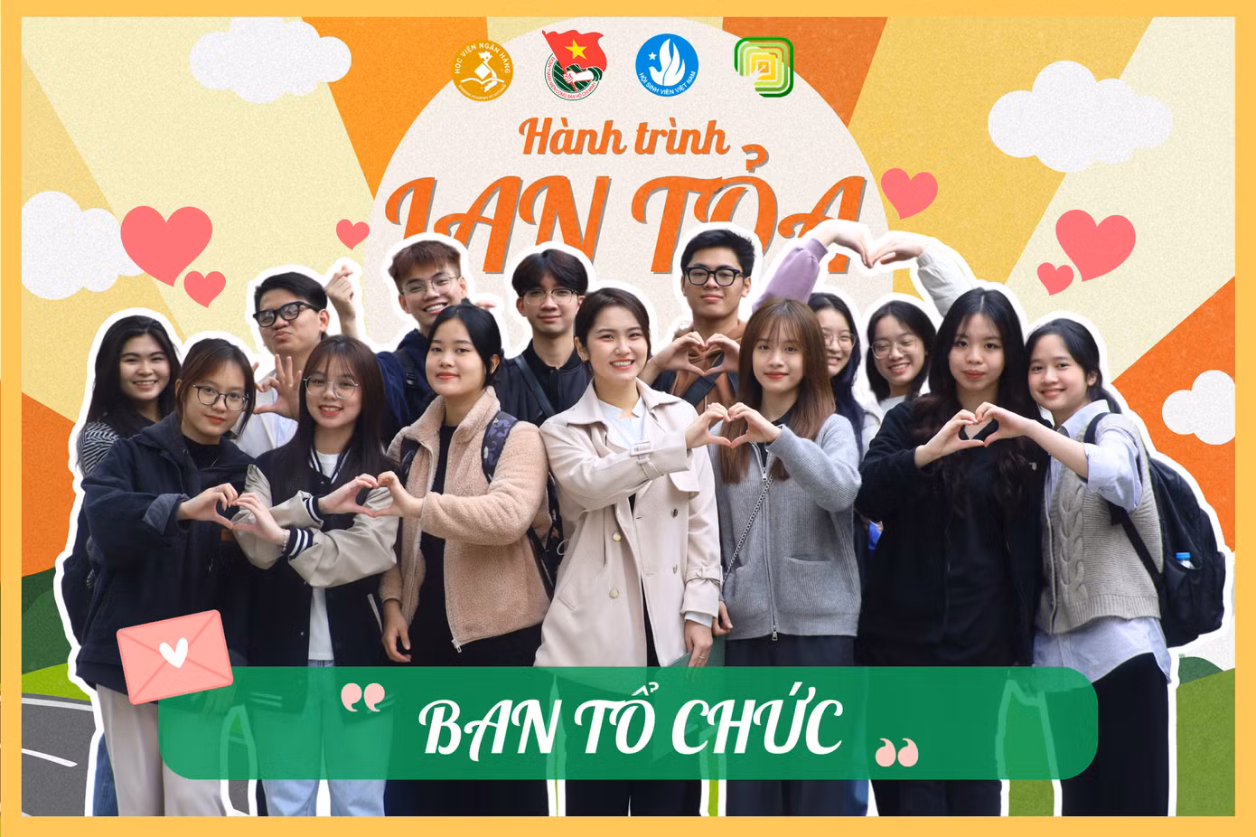 CLB MCC Học viện Ngân hàng cùng nhau tổ chức “Hành trình lan tỏa”.