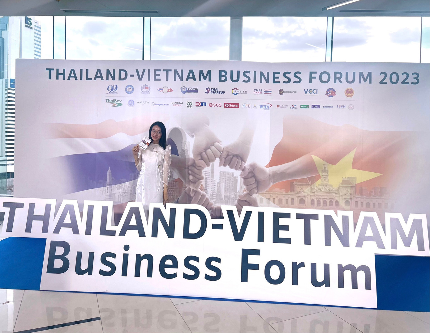 Ngọc Diệp tham gia Diễn đàn kinh tế Việt Nam - Thái Lan.