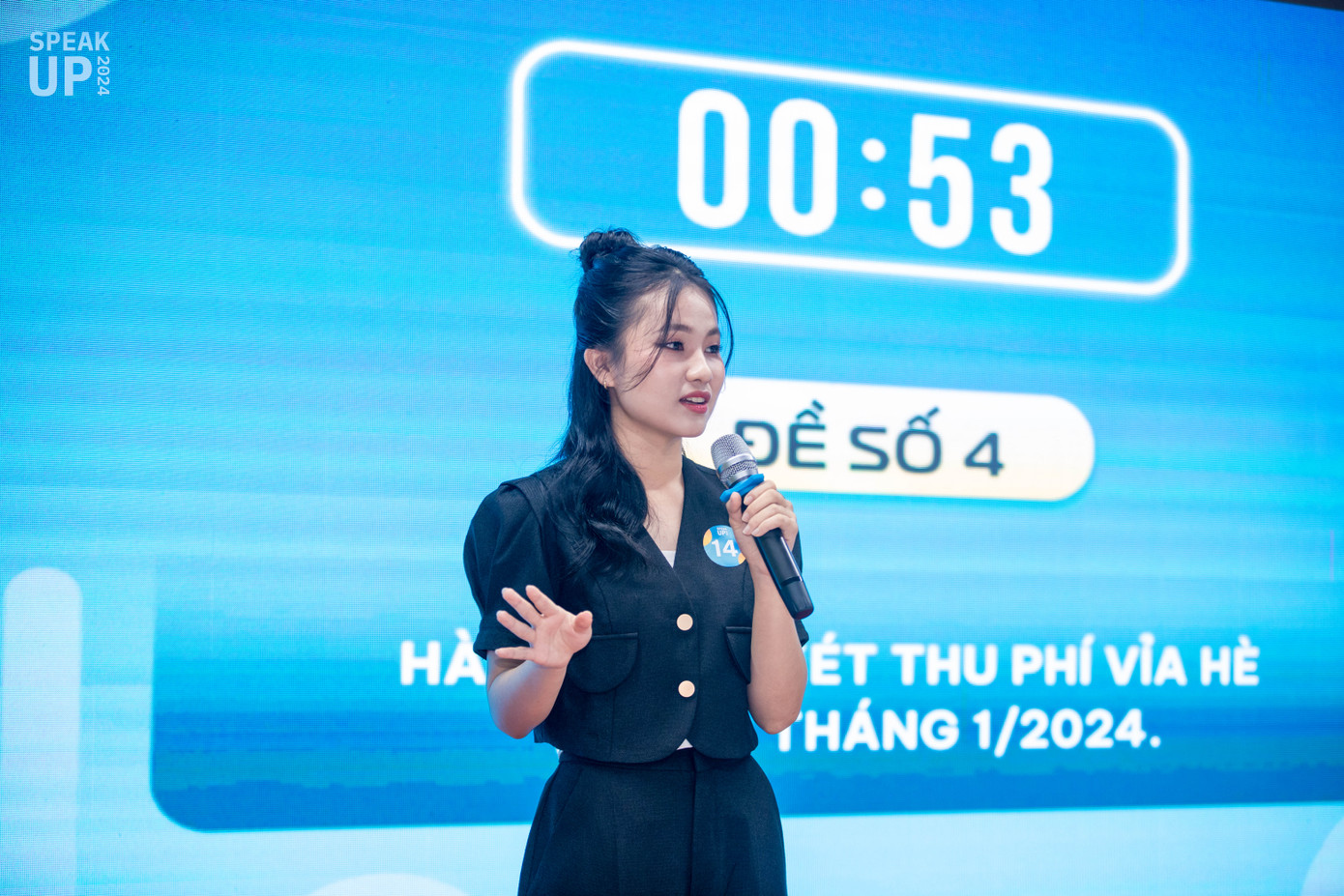 Top 20 Speak Up 2024 đã thực sự làm chủ sân khấu bằng bản lĩnh, tài năng và sự sáng tạo của mình. Top 20 Speak Up 2024 đã thực sự làm chủ sân khấu bằng bản lĩnh, tài năng và sự sáng tạo của mình.