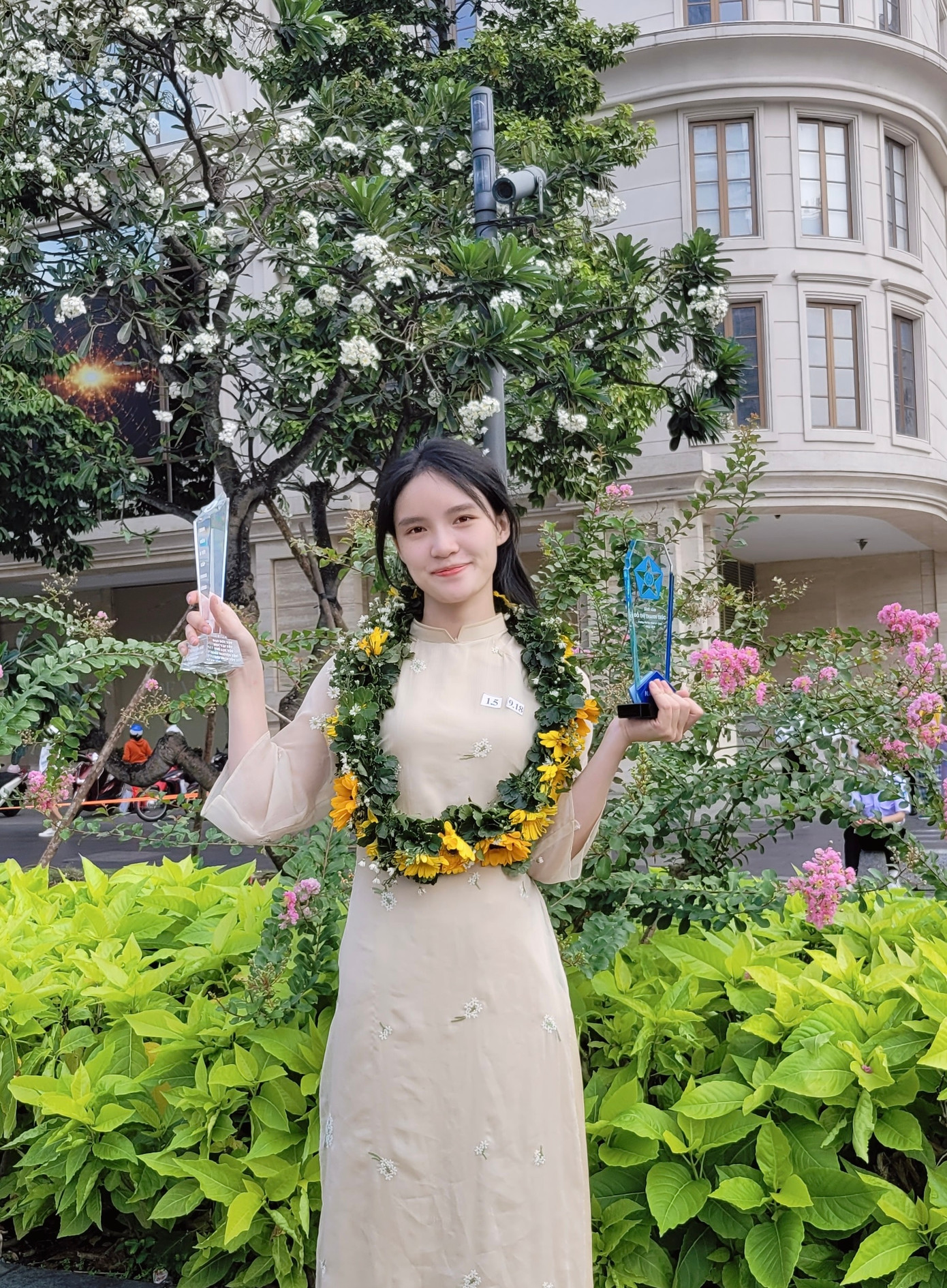 Thanh Trúc đạt danh hiệu Sinh viên 5 Tốt cấp Trung ương năm học 2022-2023.