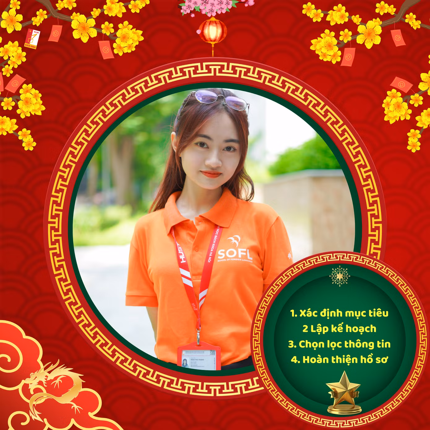 Hành trình đến với danh hiệu Sinh viên 5 Tốt được Trần Thu Trang tóm gọn chỉ trong 4 bí kíp.