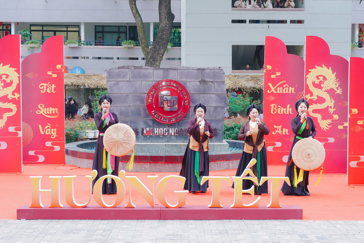 Tiết mục hát quan họ tại chương trình "Tết sum vầy, Xuân bình an" lưu giữ nét tinh hoa đặc sắc của làn điệu dân ca quan họ Bắc Ninh.