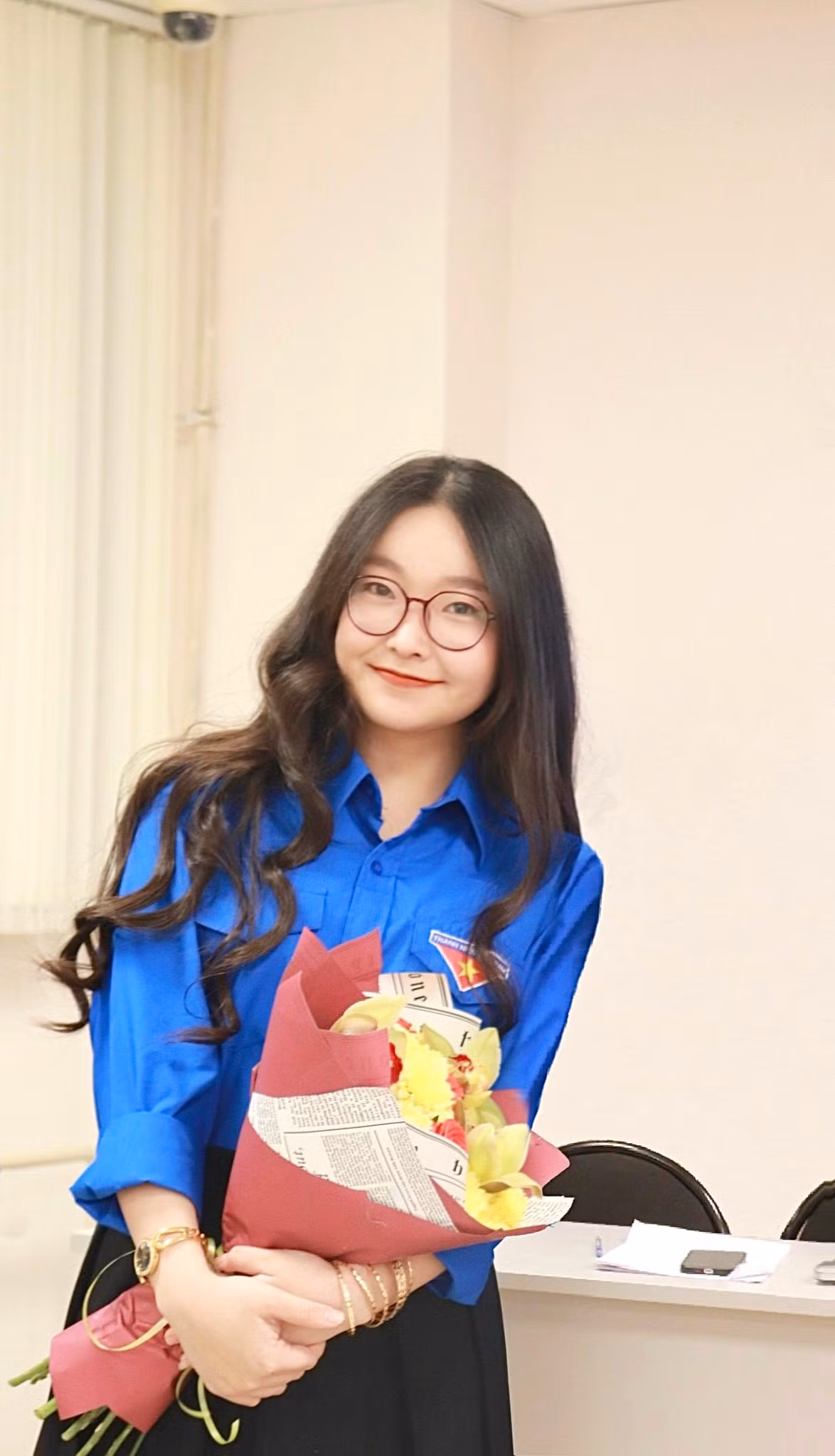 Trần Công Tâm Anh hiện đang là sinh viên năm 4 chuyên ngành Quan hệ quốc tế Đại học Tổng hợp Hữu nghị các dân tộc Nga mang tên P.E.Lumumba.