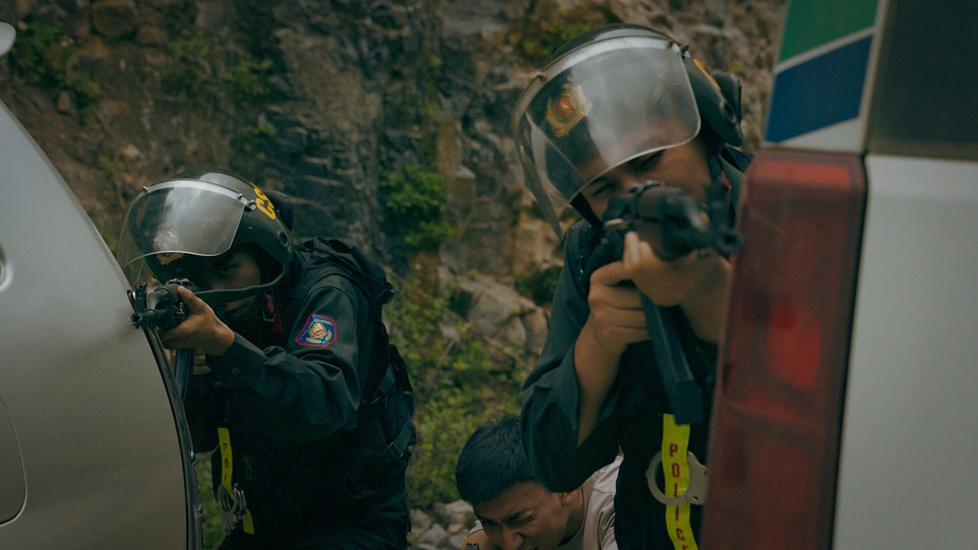 Bộ phim có nhiều cảnh hành động đậm chất 'cảnh sát hình sự'.