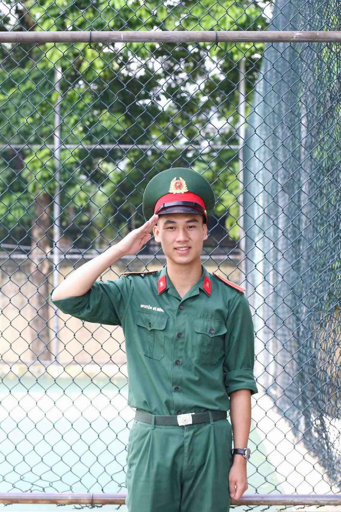 Nguyễn Sỹ Hùng học chuyên ngành Vũ khí tại Học viện Kỹ thuật Quân sự.