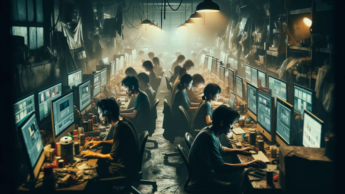 Những kẻ tống tiền hoạt động theo tổ chức lừa đảo chuyên nghiệp. Ảnh: Minh hoạ bởi Ai. Những kẻ tống tiền hoạt động theo tổ chức lừa đảo chuyên nghiệp. Ảnh: Minh hoạ bởi Ai.