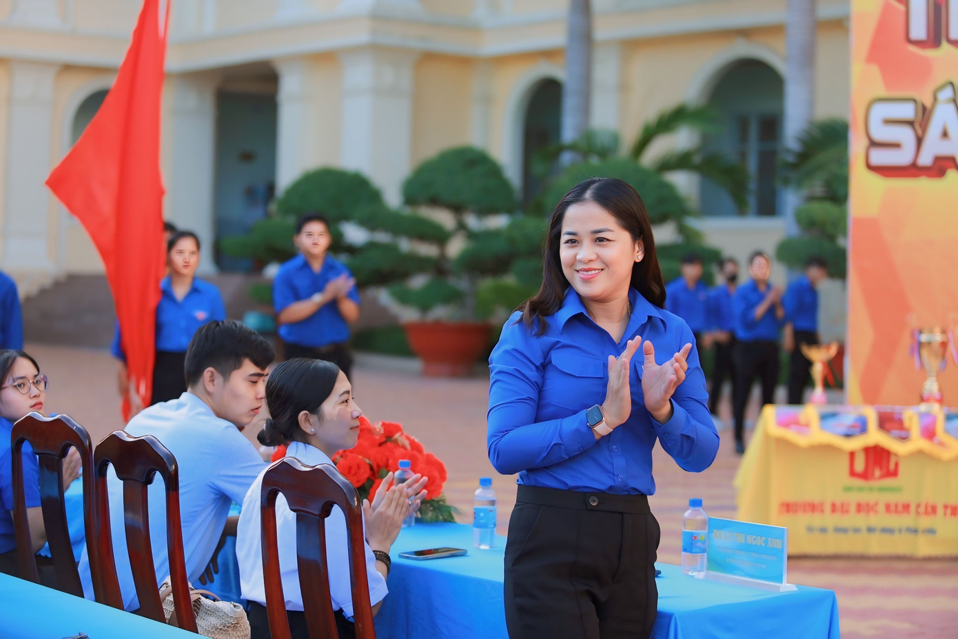 Đồng chí Lư Thị Ngọc Anh - Uỷ viên Ban Thường vụ Trung ương Đoàn, Bí thư Thành đoàn Cần Thơ.