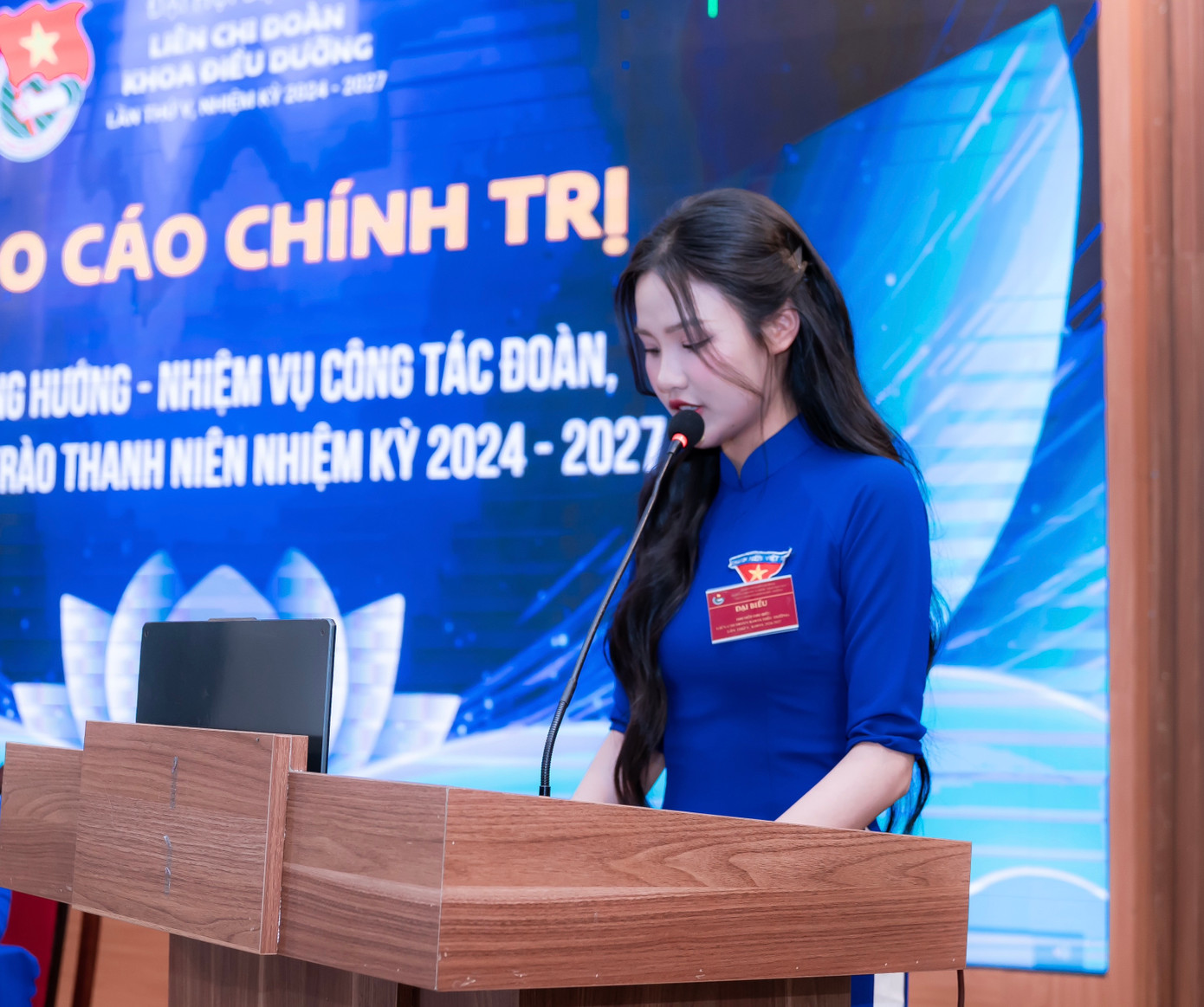 Chị Thảo Nguyên chính thức trở thành Bí thư Liên chi Đoàn tại Đại hội Đại biểu Liên chi Đoàn khoa Điều dưỡng. Chị Thảo Nguyên chính thức trở thành Bí thư Liên chi Đoàn tại Đại hội Đại biểu Liên chi Đoàn khoa Điều dưỡng.