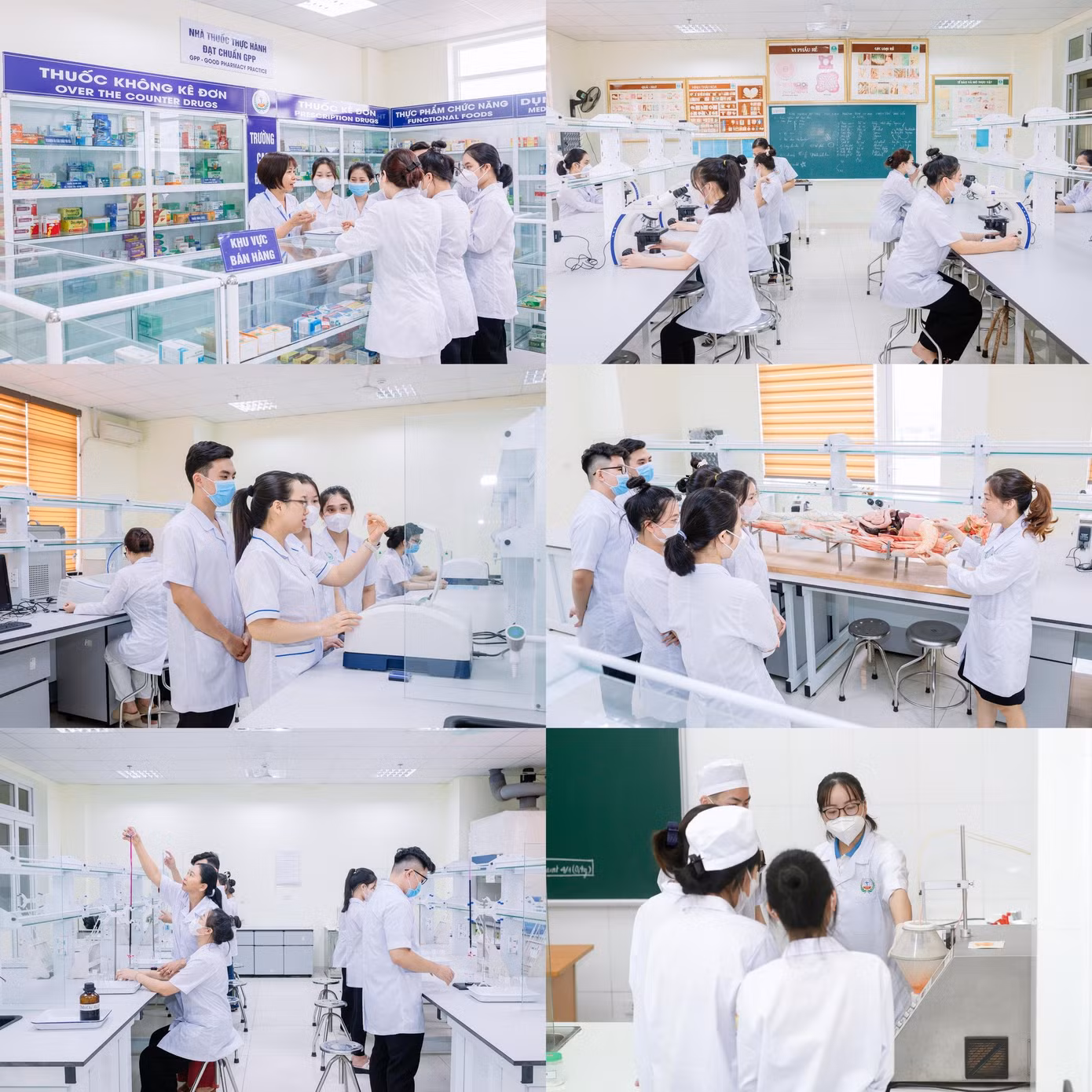 Sinh viên trong giờ học thực hành tại các Bộ môn chuyên môn. Sinh viên trong giờ học thực hành tại các Bộ môn chuyên môn.