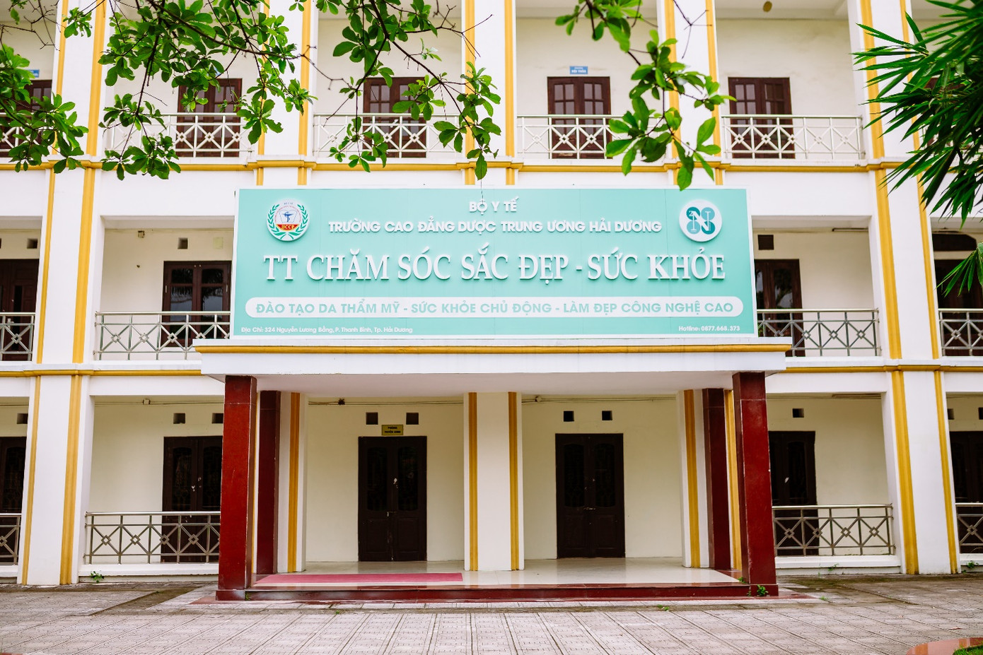 Khu thực tập chăm sóc sắc đẹp – sức khỏe.