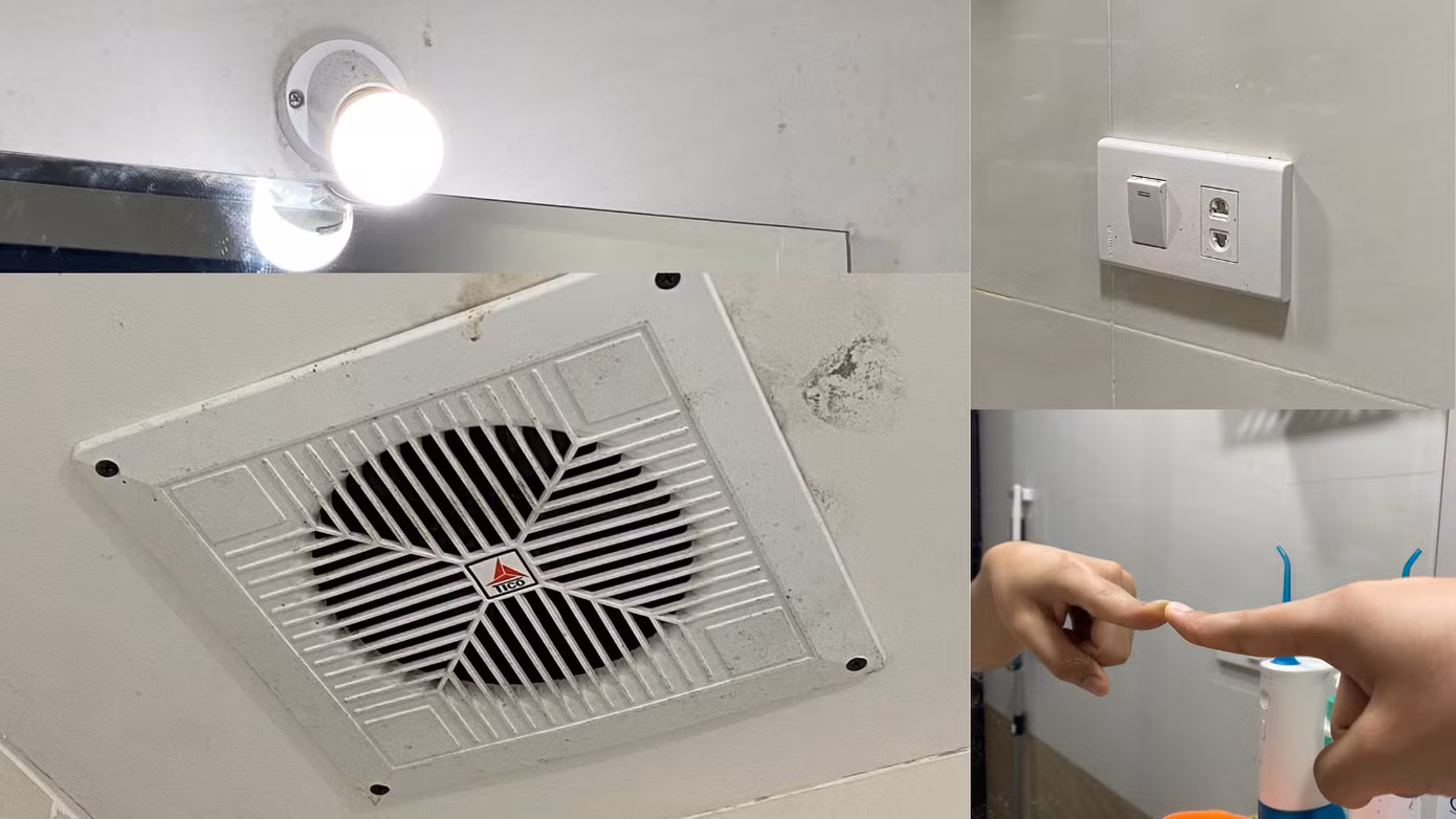 Một số góc trong phòng mà B.P kiểm tra theo hướng dẫn mọi người truyền tay nhau trên mạng xã hội. Một số góc trong phòng mà B.P kiểm tra theo hướng dẫn mọi người truyền tay nhau trên mạng xã hội.