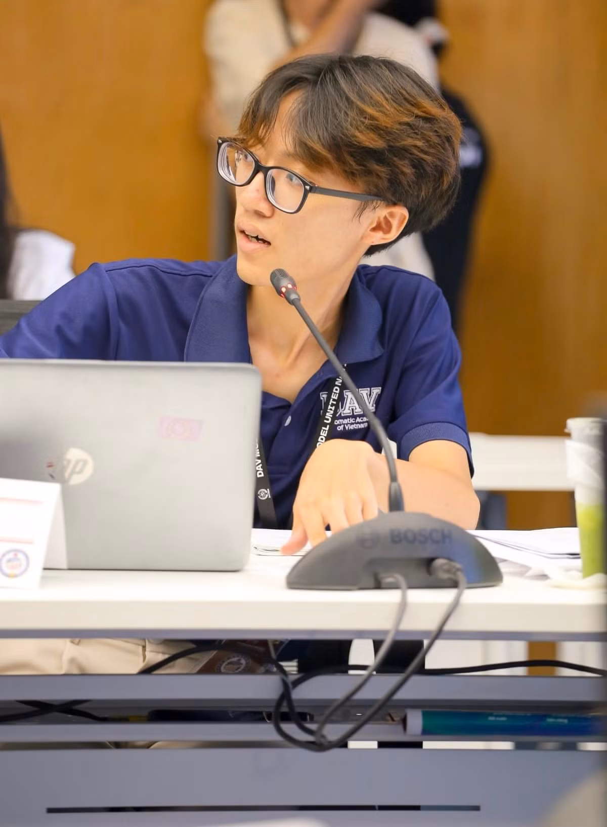 Hưng Thịnh tham gia Hội nghị Mô phỏng Liên hợp quốc.