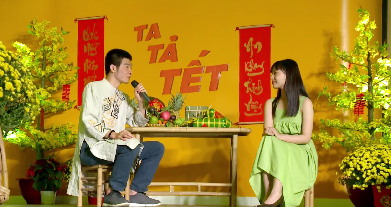 Hoàng trong chương trình Ta Tả Tết.