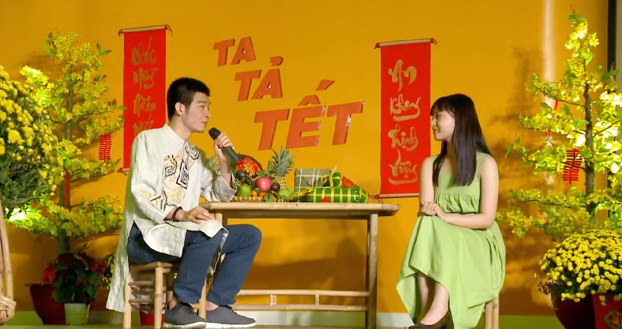 Hoàng trong chương trình Ta Tả Tết.