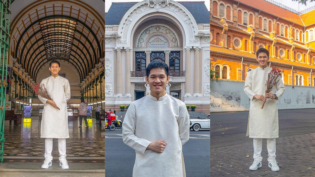 Khang chụp ảnh kỷ niệm Xuân 2024. Khang chụp ảnh kỷ niệm Xuân 2024.