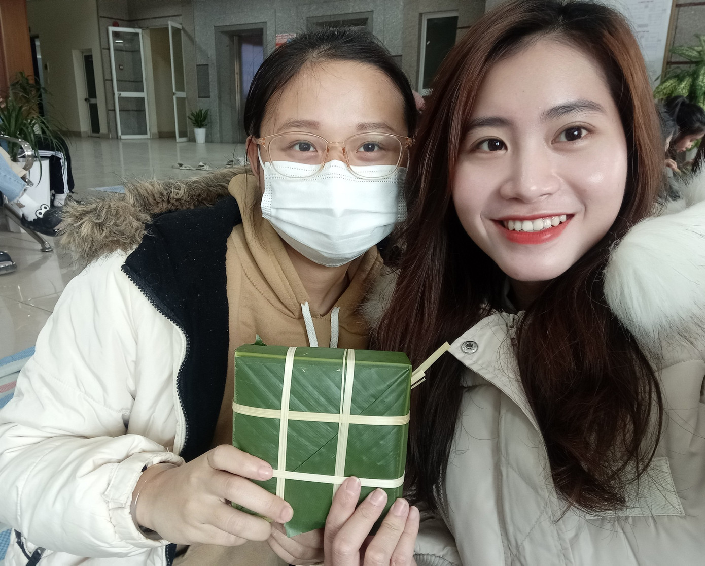 Thảo tập gói bánh chưng trong dịp Tết Nguyên Đán 2024.