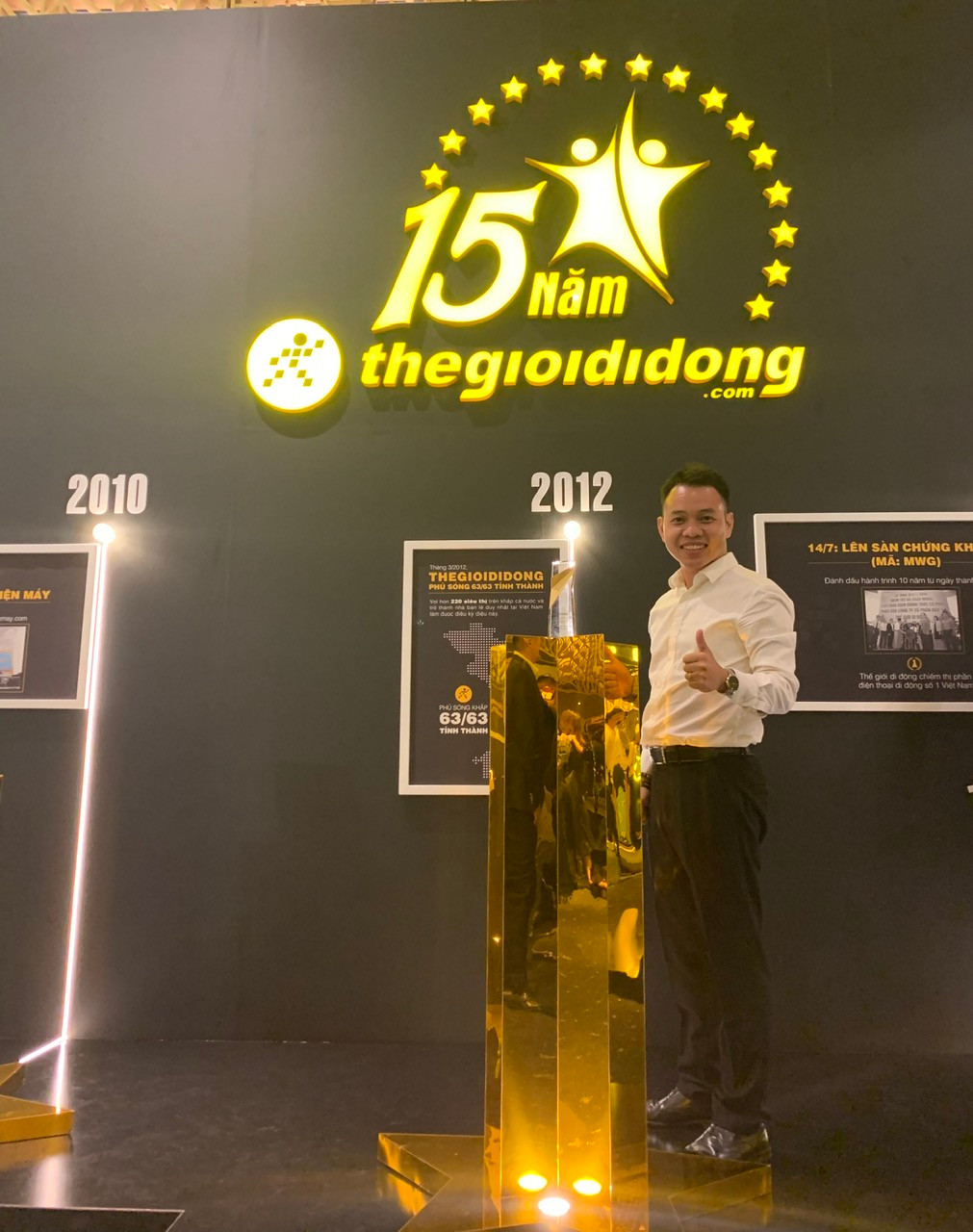 Anh Nguyễn Văn Đạt có 8 năm kinh nghiệm làm việc tại Tập đoàn Thế giới di động.