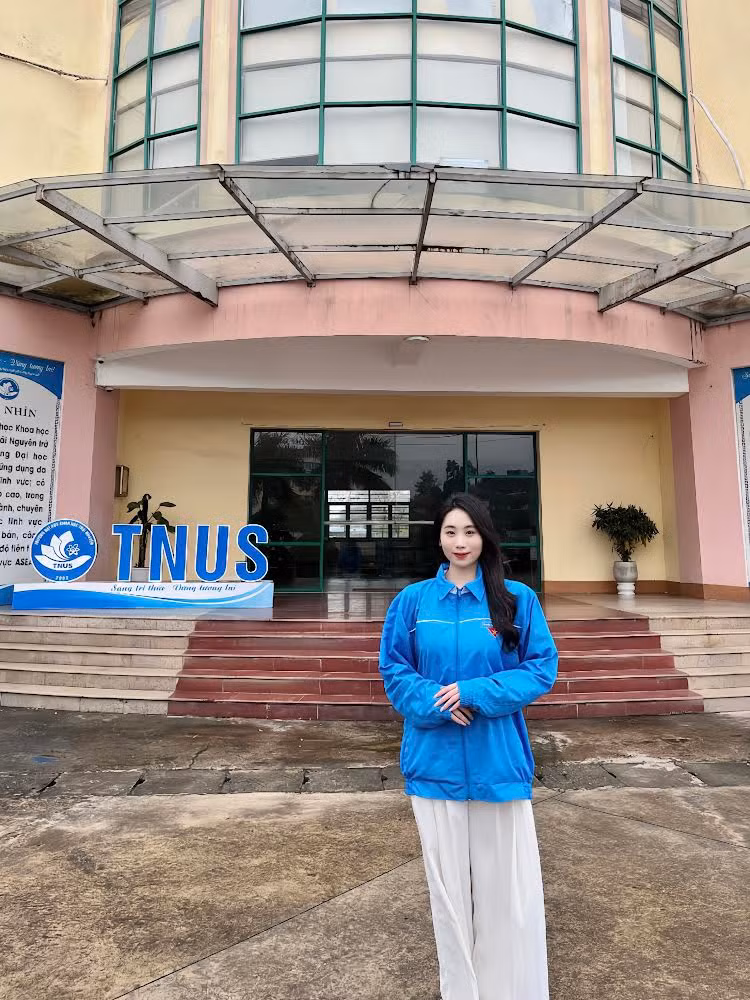 Công tác Đoàn - Hội giúp Hoàng Lan được hoàn thiện và phát triển bản thân.