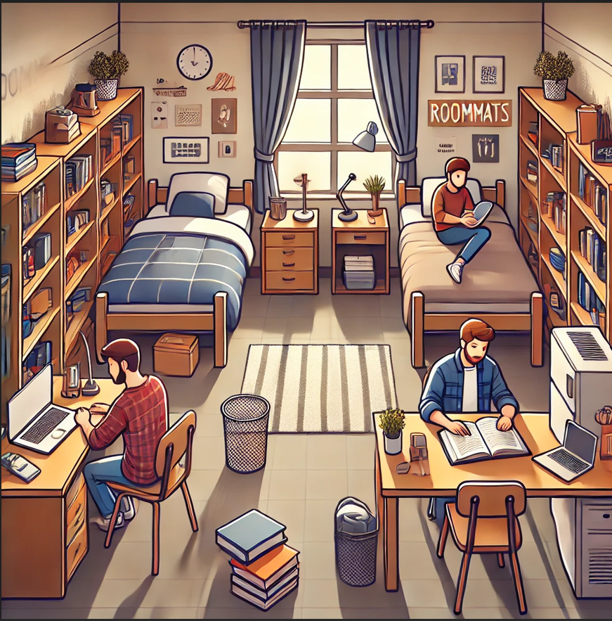 Văn hoá “roommate” không thể thiếu với các bạn sinh viên. Văn hoá “roommate” không thể thiếu với các bạn sinh viên.