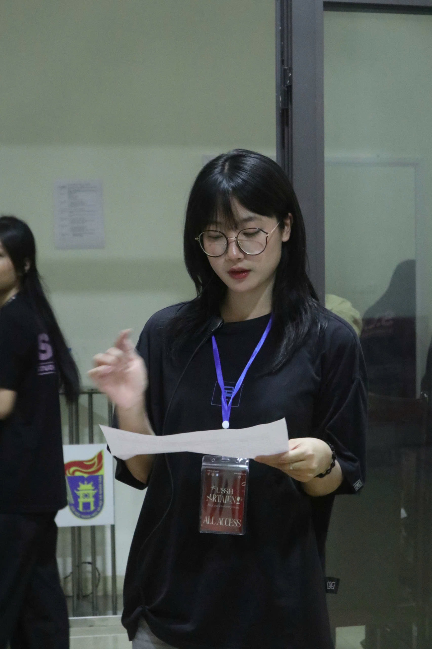 Bạn Ngọc Lan (Phó Ban Tổ chức chương trình “Xẩm Hỏi Xẩm”) chia sẻ (Ảnh: Phương Anh). Bạn Ngọc Lan (Phó Ban Tổ chức chương trình “Xẩm Hỏi Xẩm”) chia sẻ (Ảnh: Phương Anh).