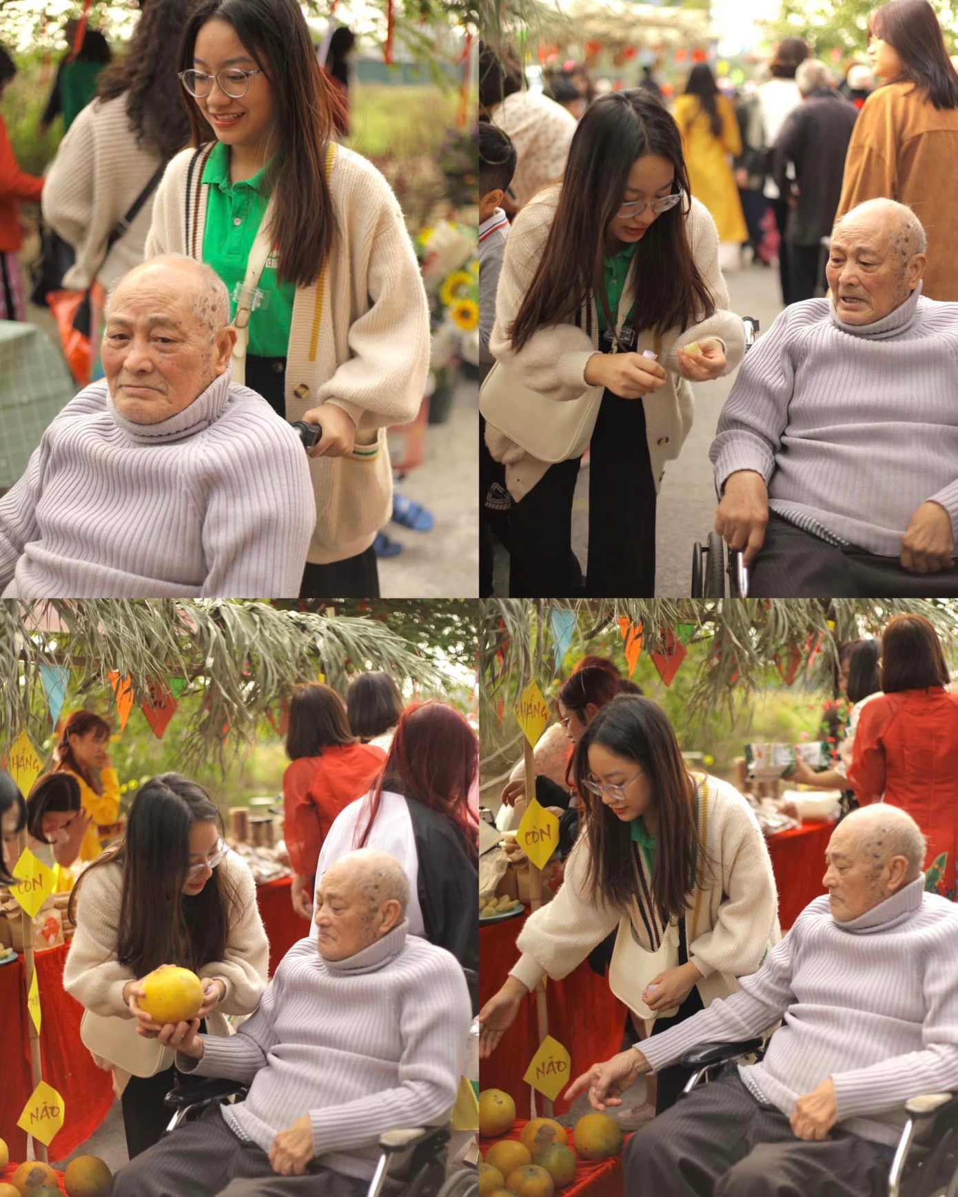 Mỹ Hạnh trong vai trò tình nguyện viên tại Chợ Tết của Viện Dưỡng lão Diên Hồng cơ sở 2 năm 2023. Mỹ Hạnh trong vai trò tình nguyện viên tại Chợ Tết của Viện Dưỡng lão Diên Hồng cơ sở 2 năm 2023.