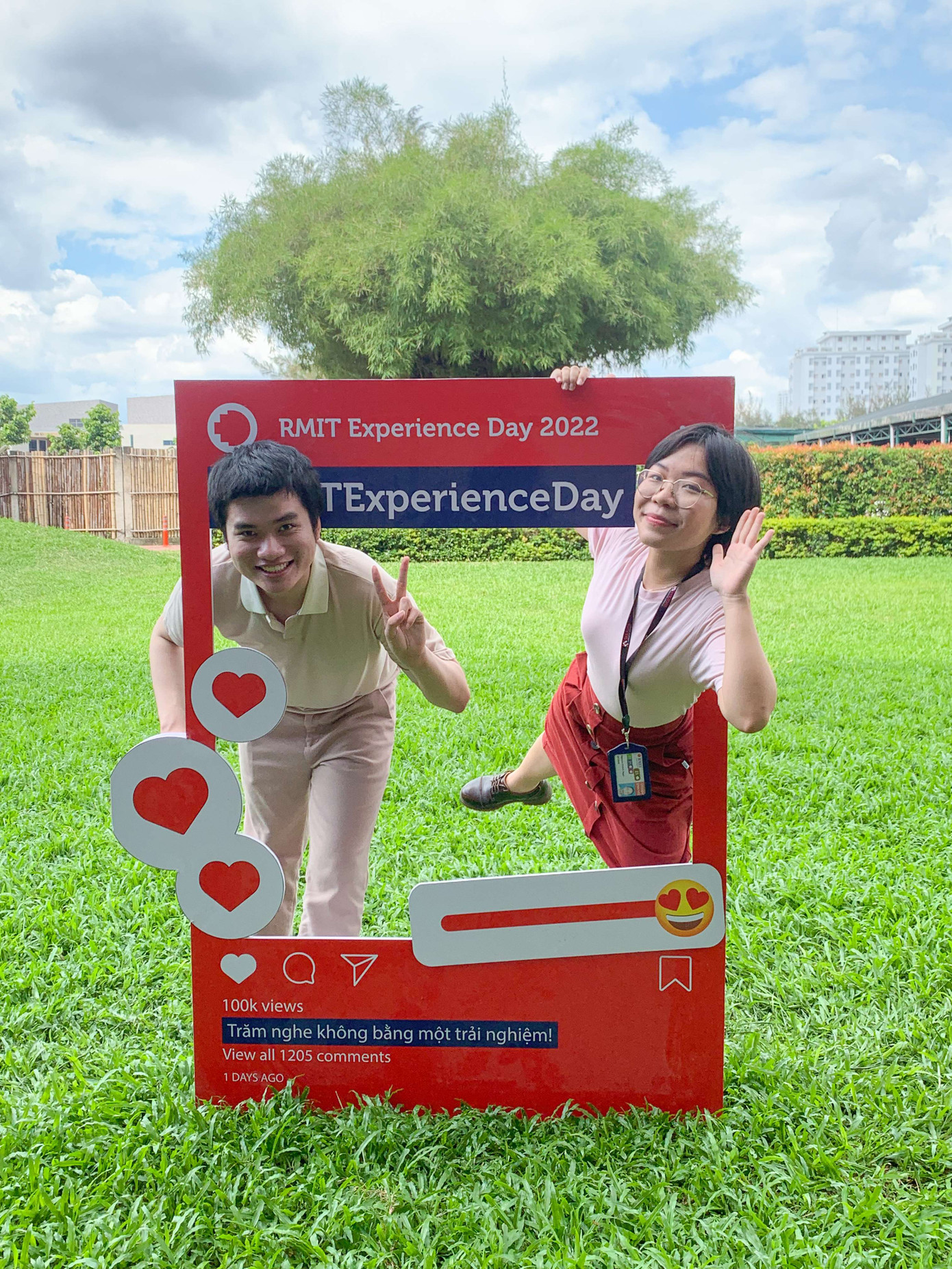 Khánh Ngọc tham gia Ngày trải nghiệm RMIT 2022.