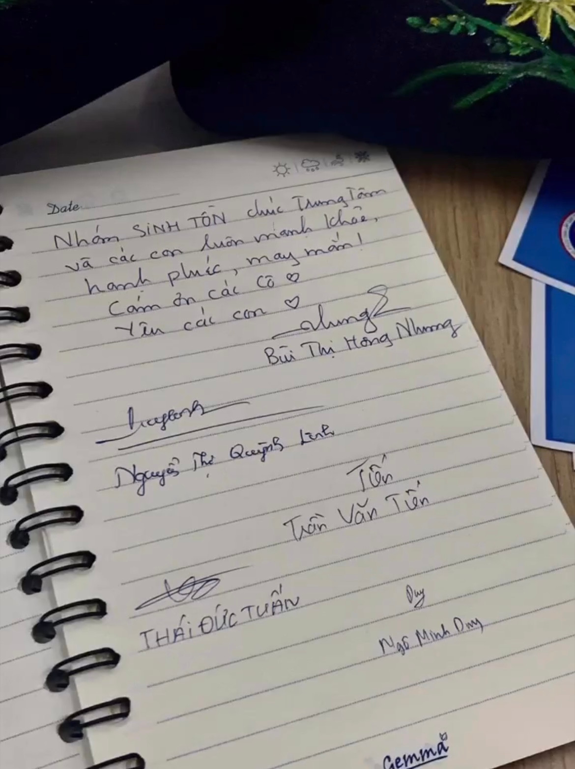 Niềm vui và sự hạnh phúc của Tiến khi được giúp đỡ những hoàn cảnh khó khăn.