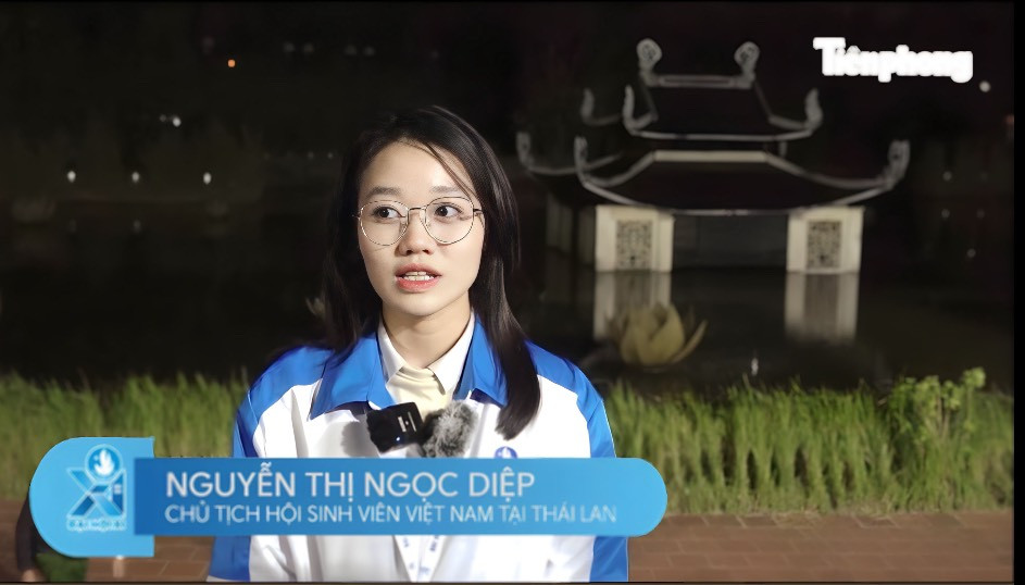 Vừa qua, Ngọc Diệp là Đại biểu tham dự Đại hội đại biểu toàn quốc Hội Sinh viên Việt Nam lần thứ XI.
