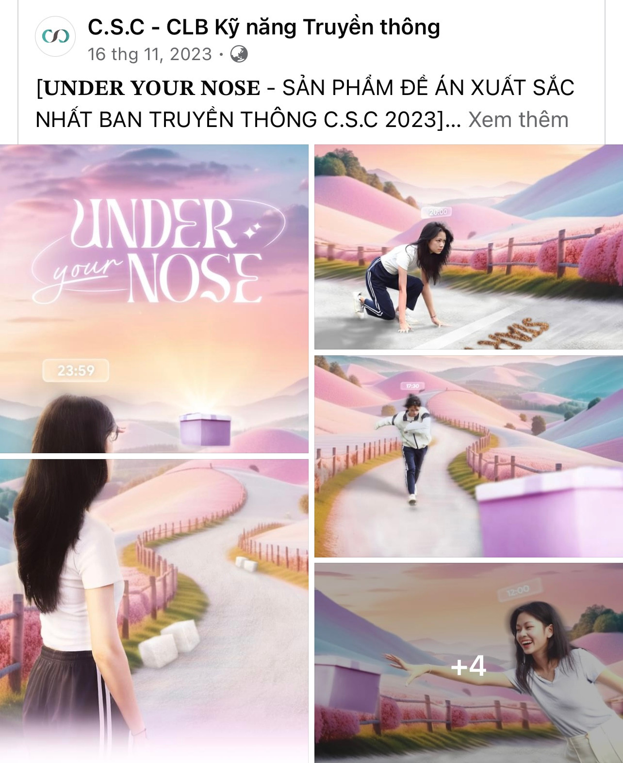 Sản phẩm truyền thông sáng tạo của Yến Chi cùng đồng đội.