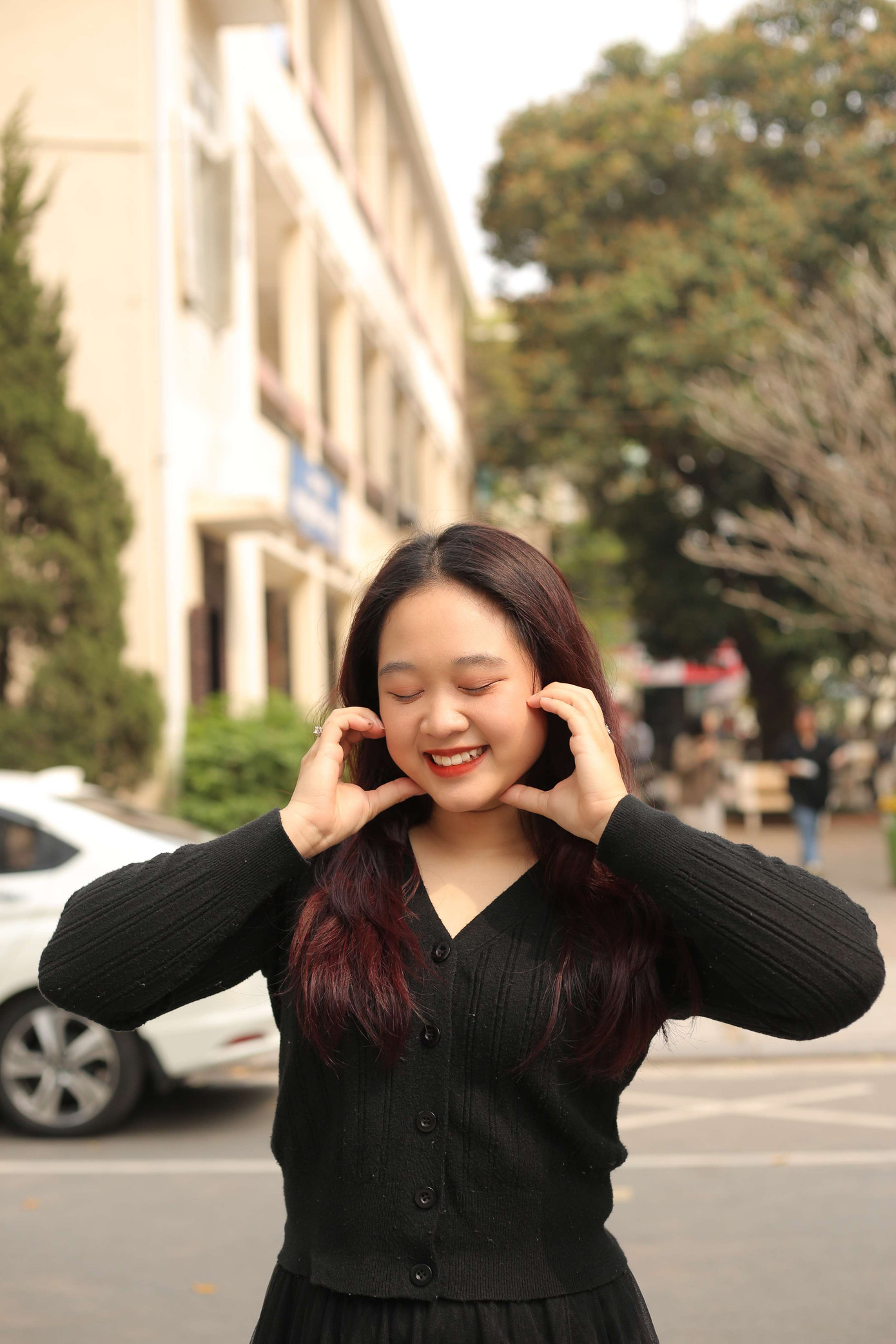 Thu Hà với khát khao trở thành một nhà báo giỏi.