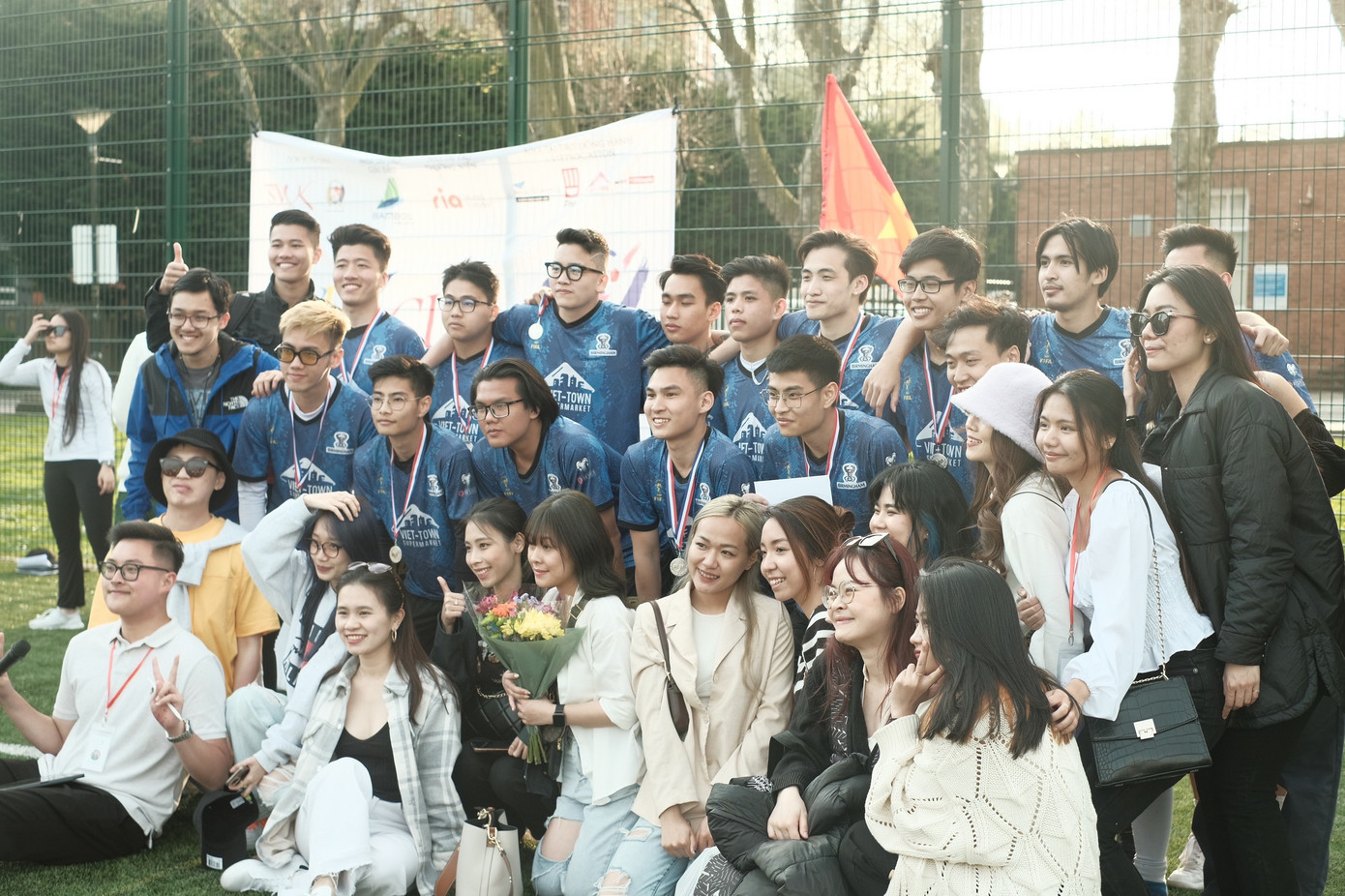 Nhân là MC tại Giải bóng đá sinh viên SVUK Cup 2022.