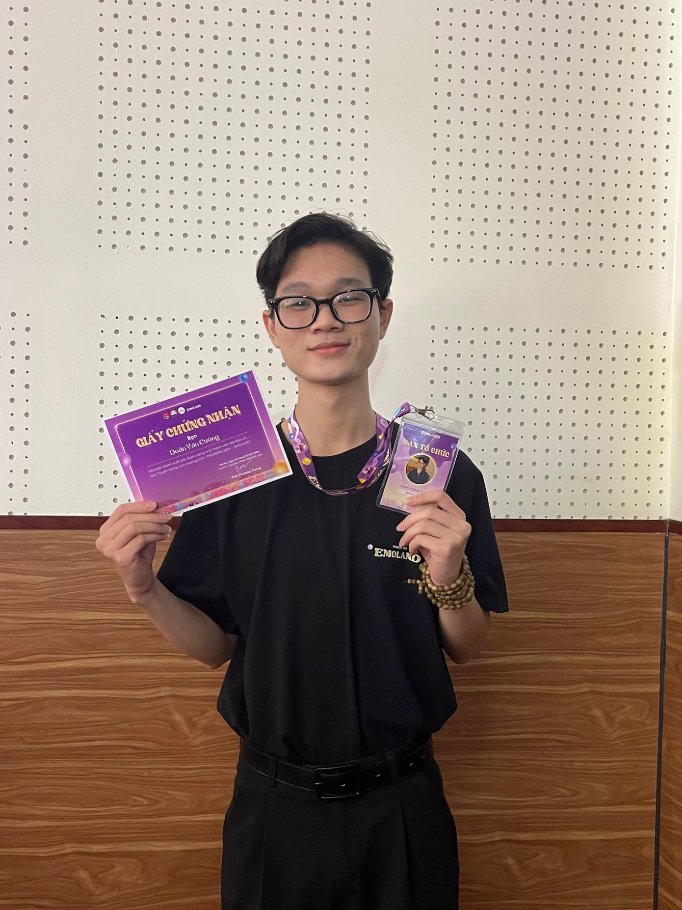 Hiện Cường là sinh viên năm 2 ngành Báo mạng điện tử CLC, Học viện Báo chí và Tuyên truyền.